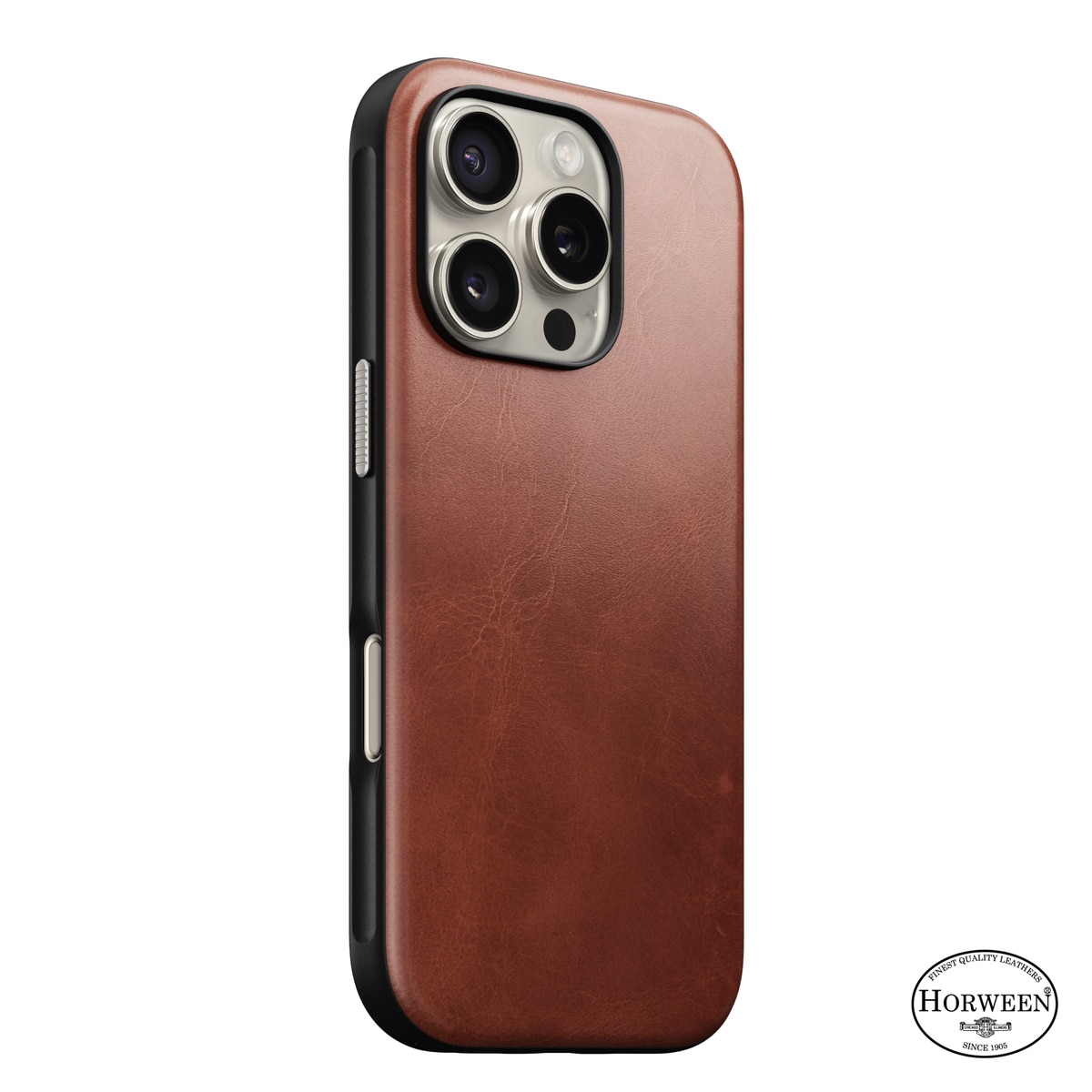 Cover Modern Case Horween Leather MagSafe iPhone 16 Pro Olde Dublin