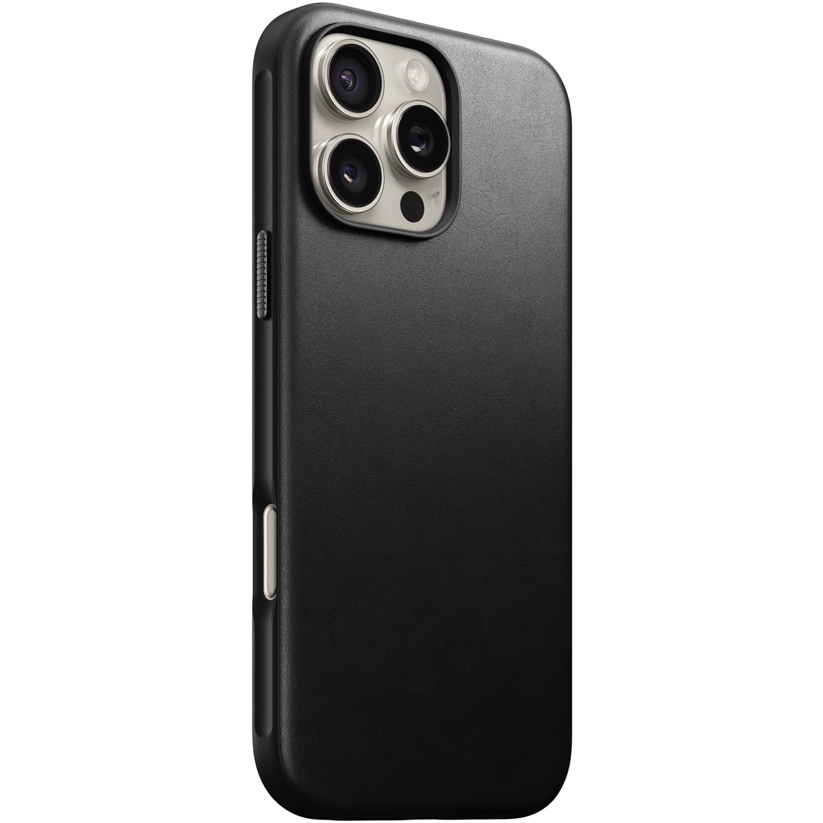 Cover Modern Leather MagSafe iPhone 16 Pro Max Black