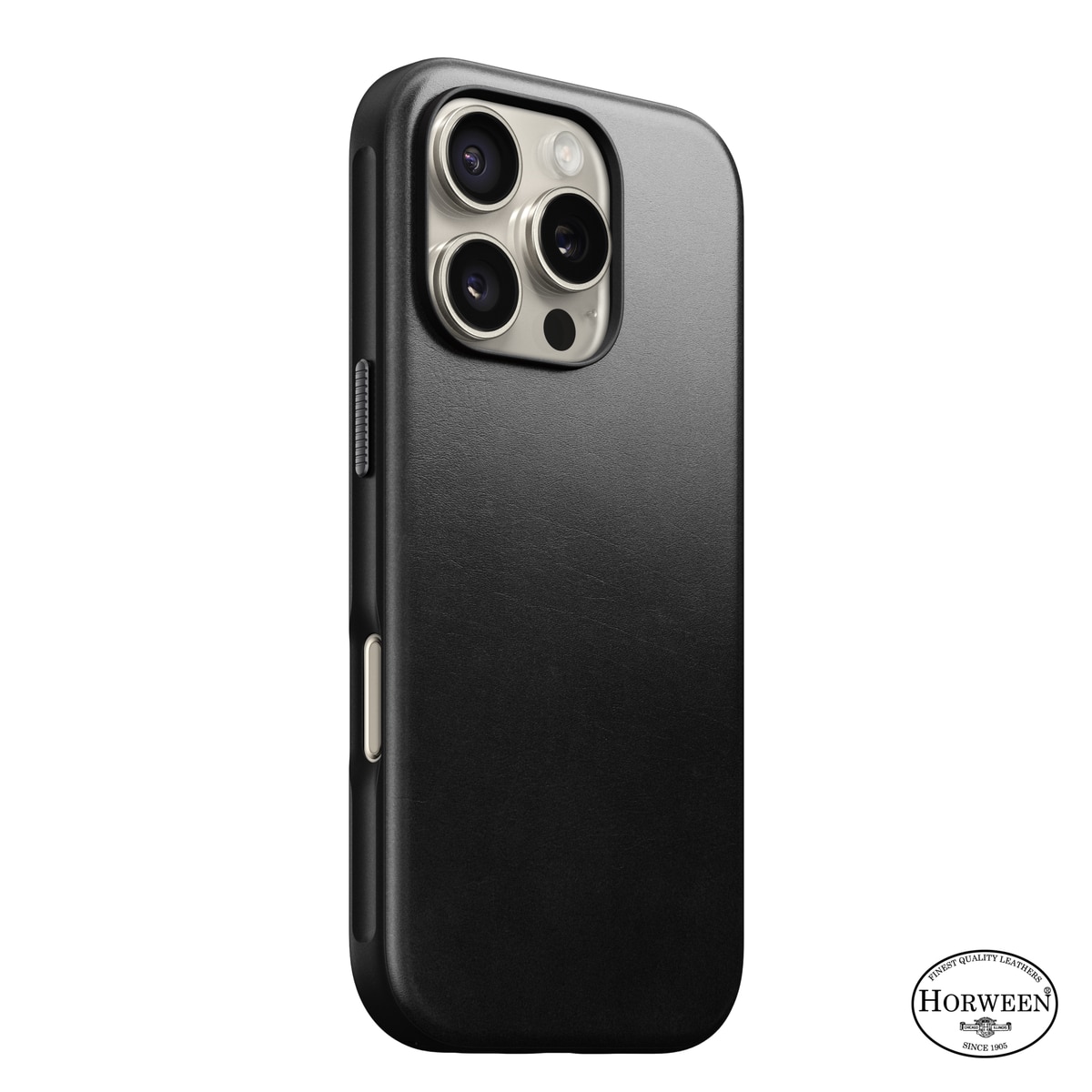 Cover Modern Case Horween Leather MagSafe iPhone 16 Pro Max Black