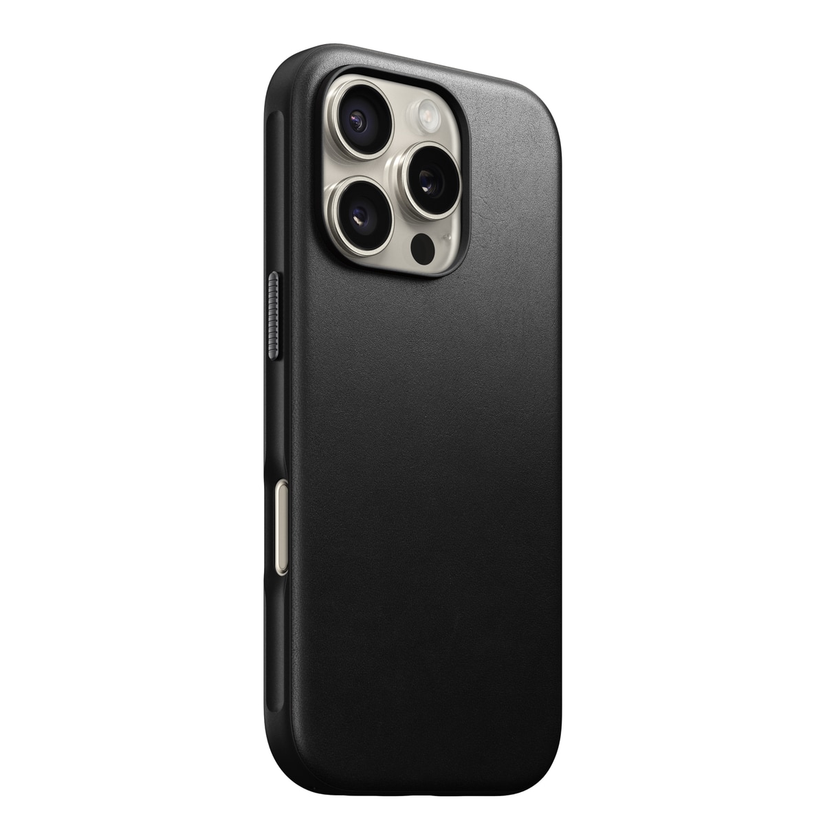 Cover Modern Leather MagSafe iPhone 16 Pro Black