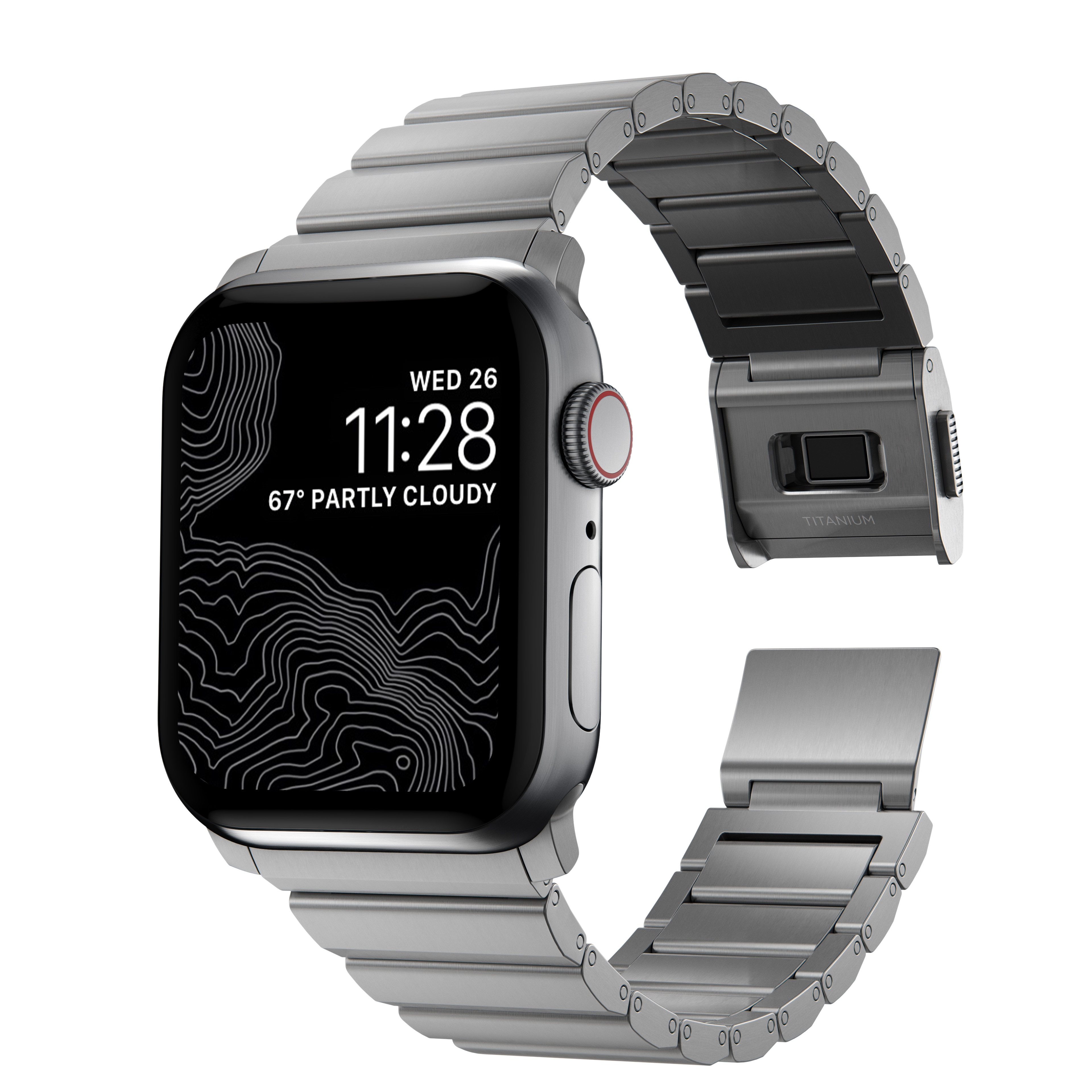 Titanium Band Apple Watch Ultra 49mm Silver