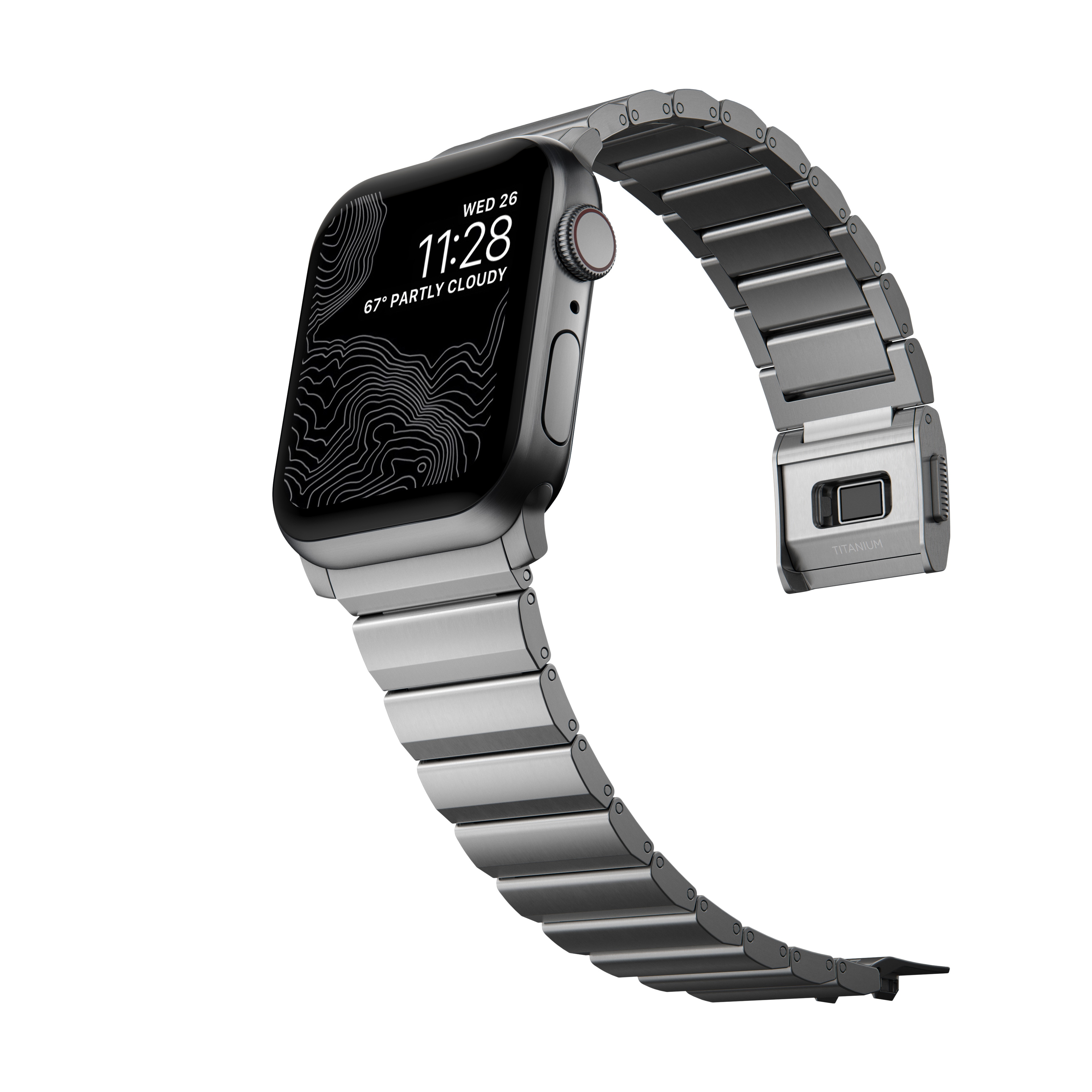 Titanium Band Apple Watch 42mm Silver