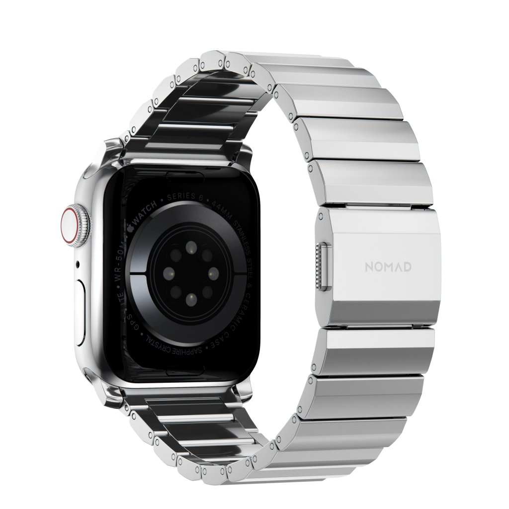 Steel Band Apple Watch 44mm Silver