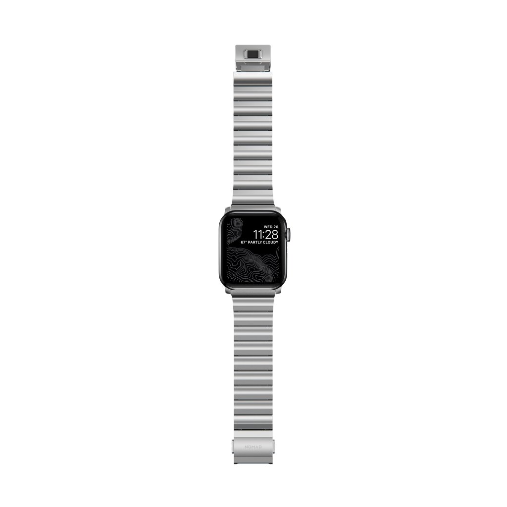 Steel Band Apple Watch 41mm Series 7 Silver