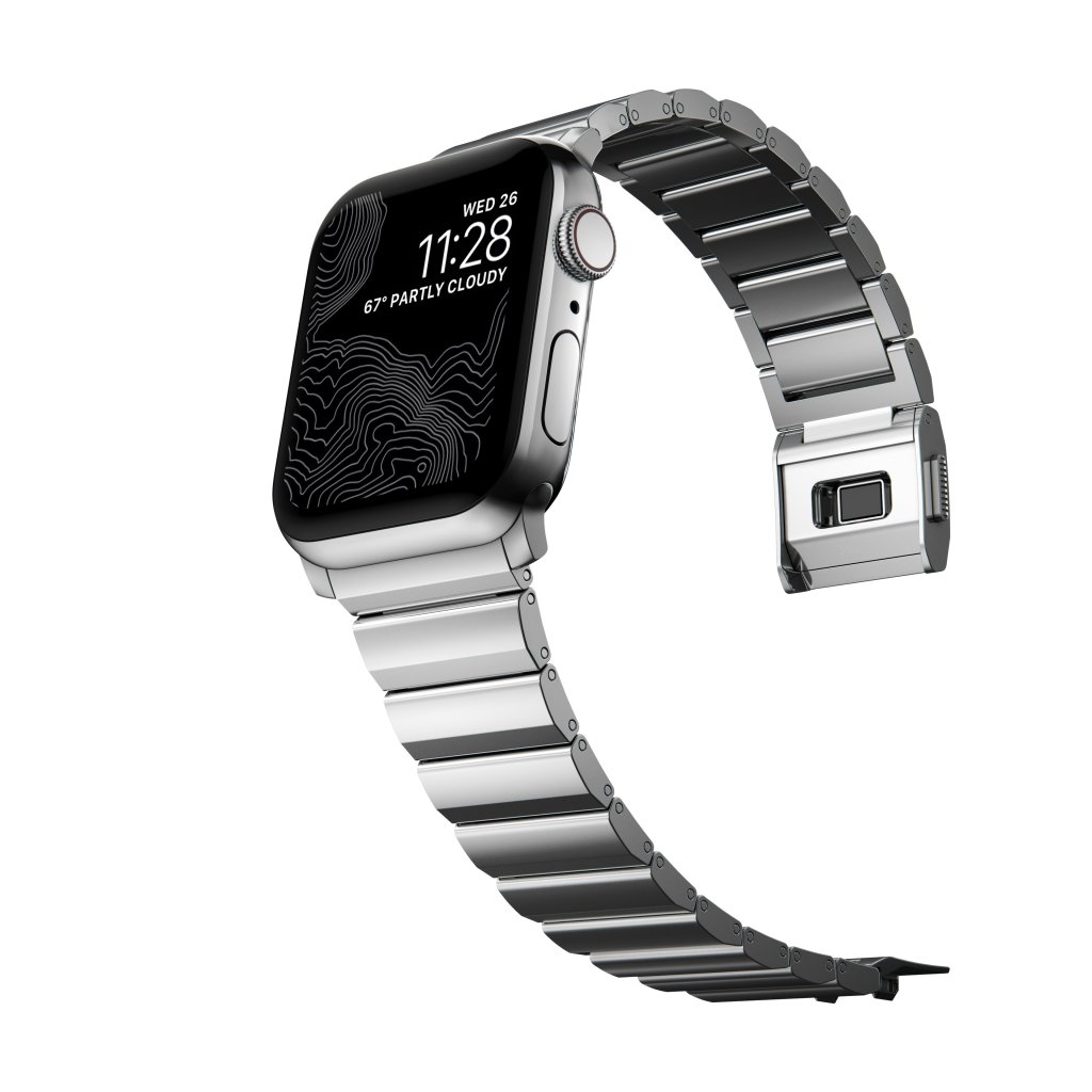 Steel Band Apple Watch 41mm Series 7 Silver