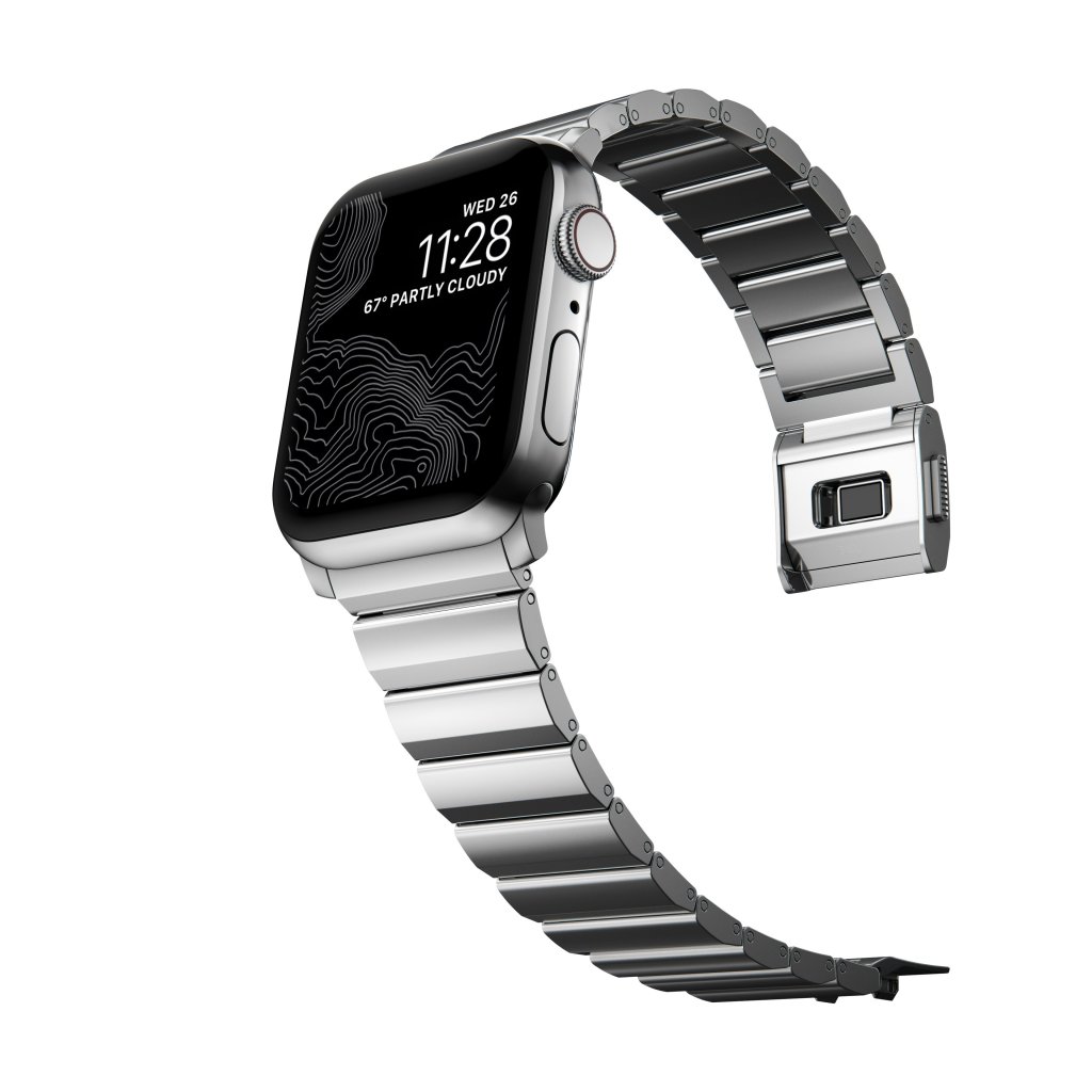 Steel Band Apple Watch 44mm Silver