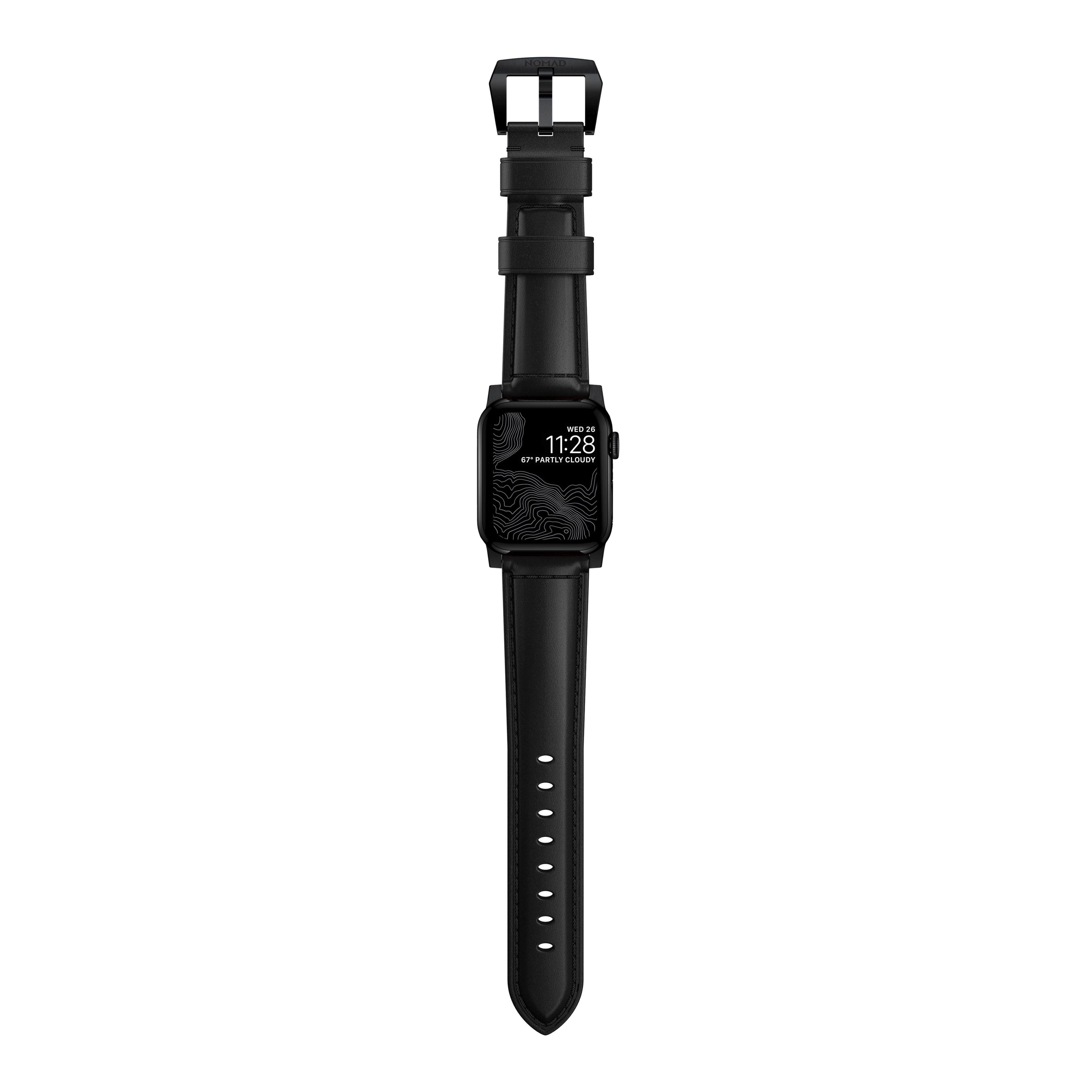 Traditional Band Apple Watch 40mm Black (Black Hardware)