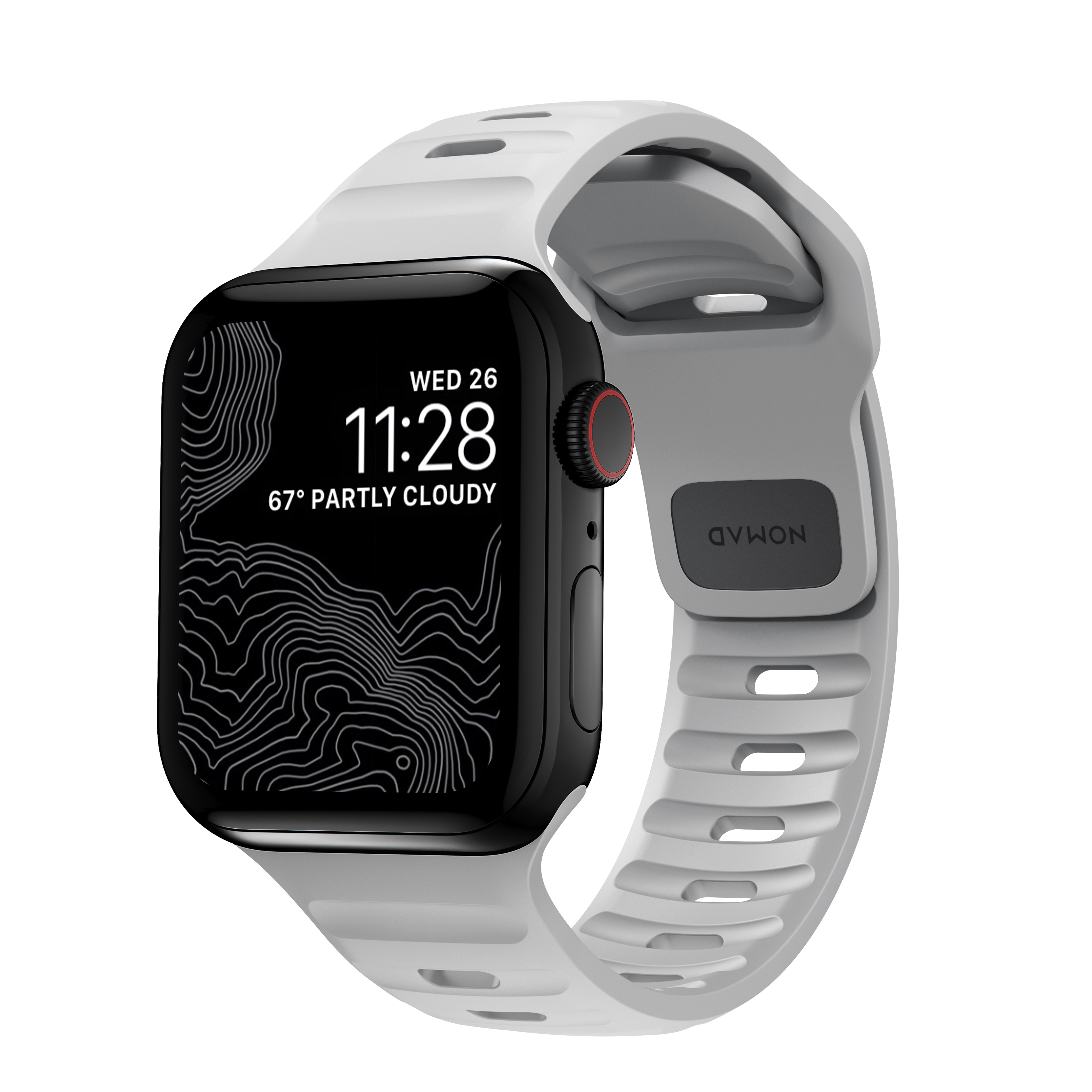 Sport Band Apple Watch Ultra 49mm Lunar Grey