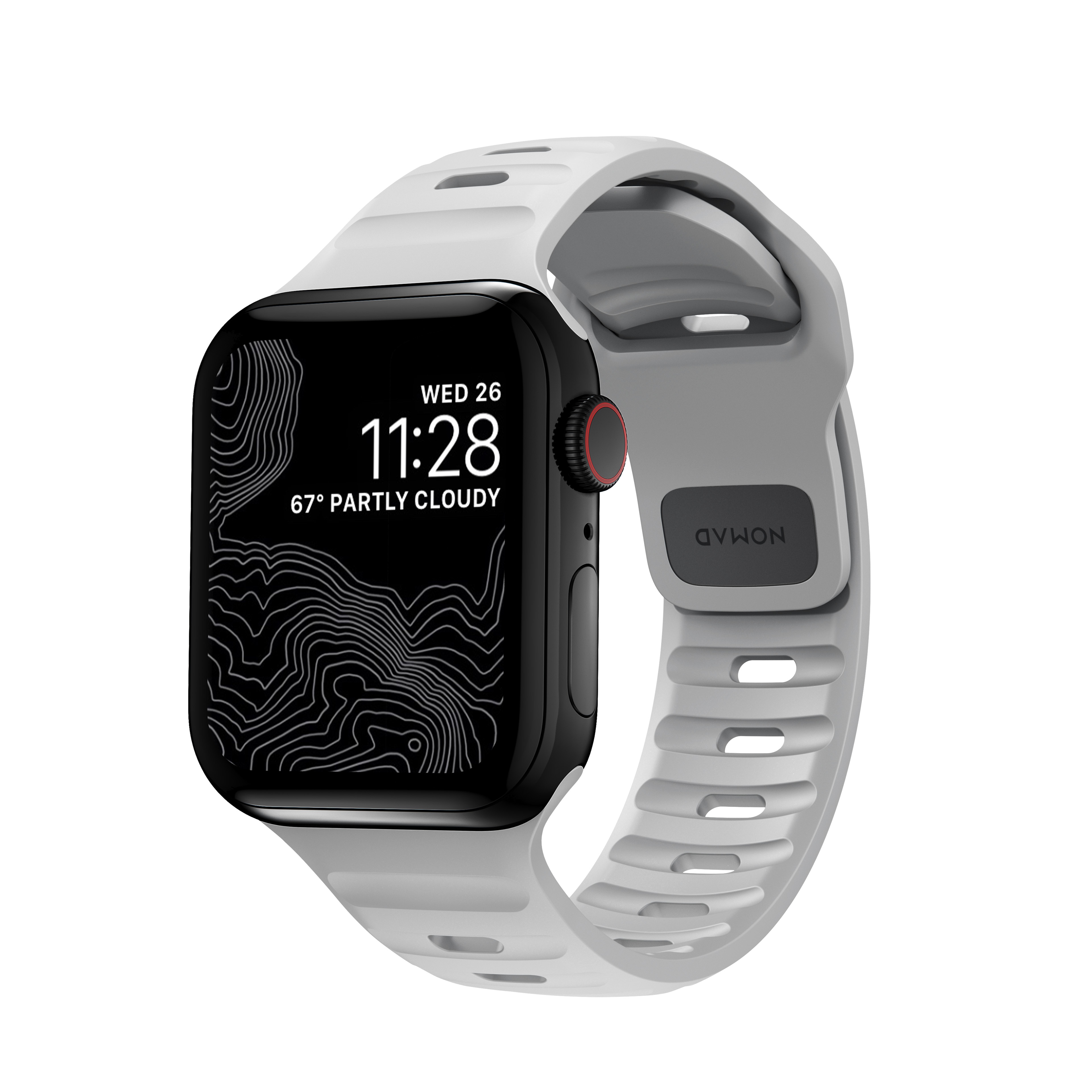 Sport Band Apple Watch 41mm Series 8 Lunar Grey