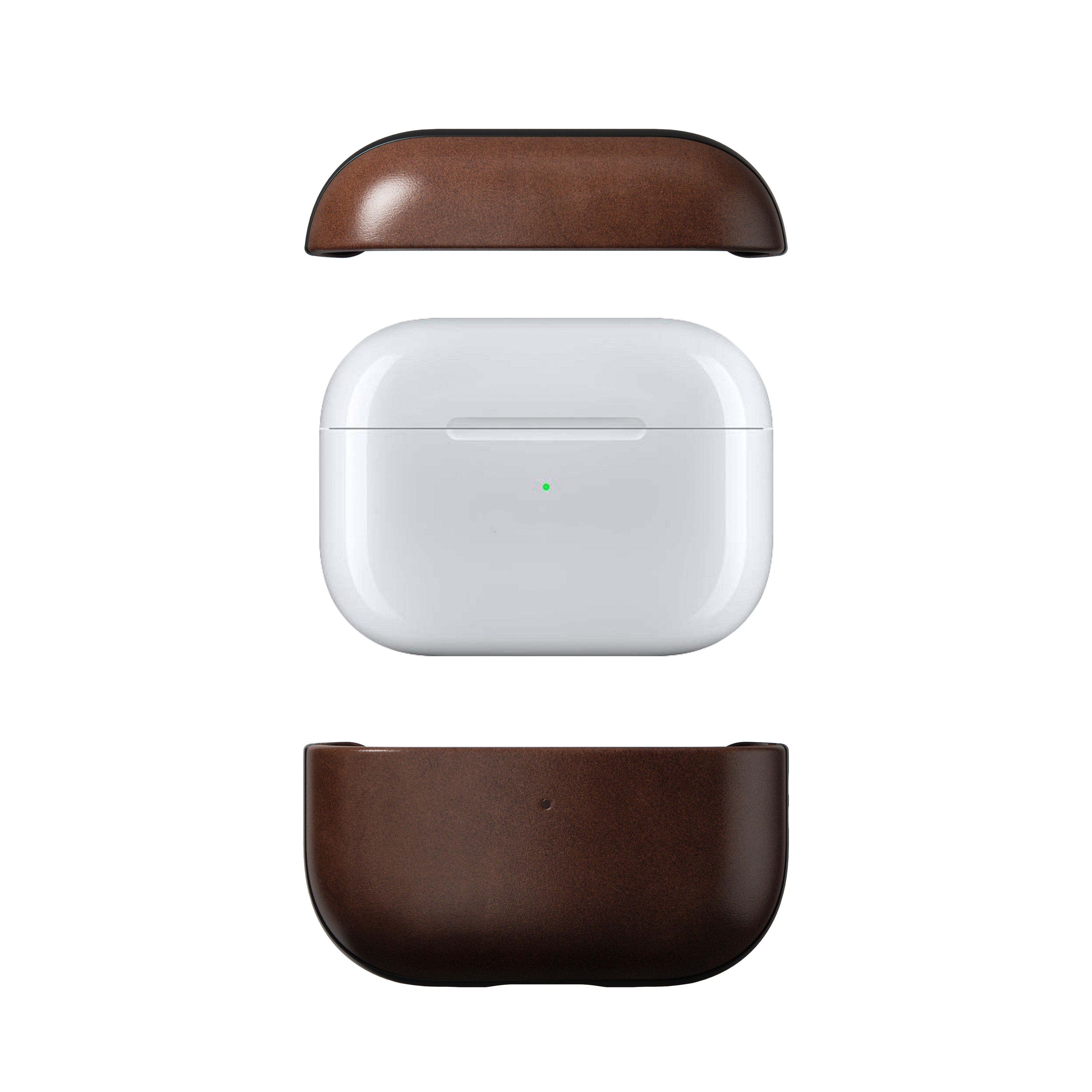 Cover Modern Horween Leather AirPods Pro 2 Rustic Brown