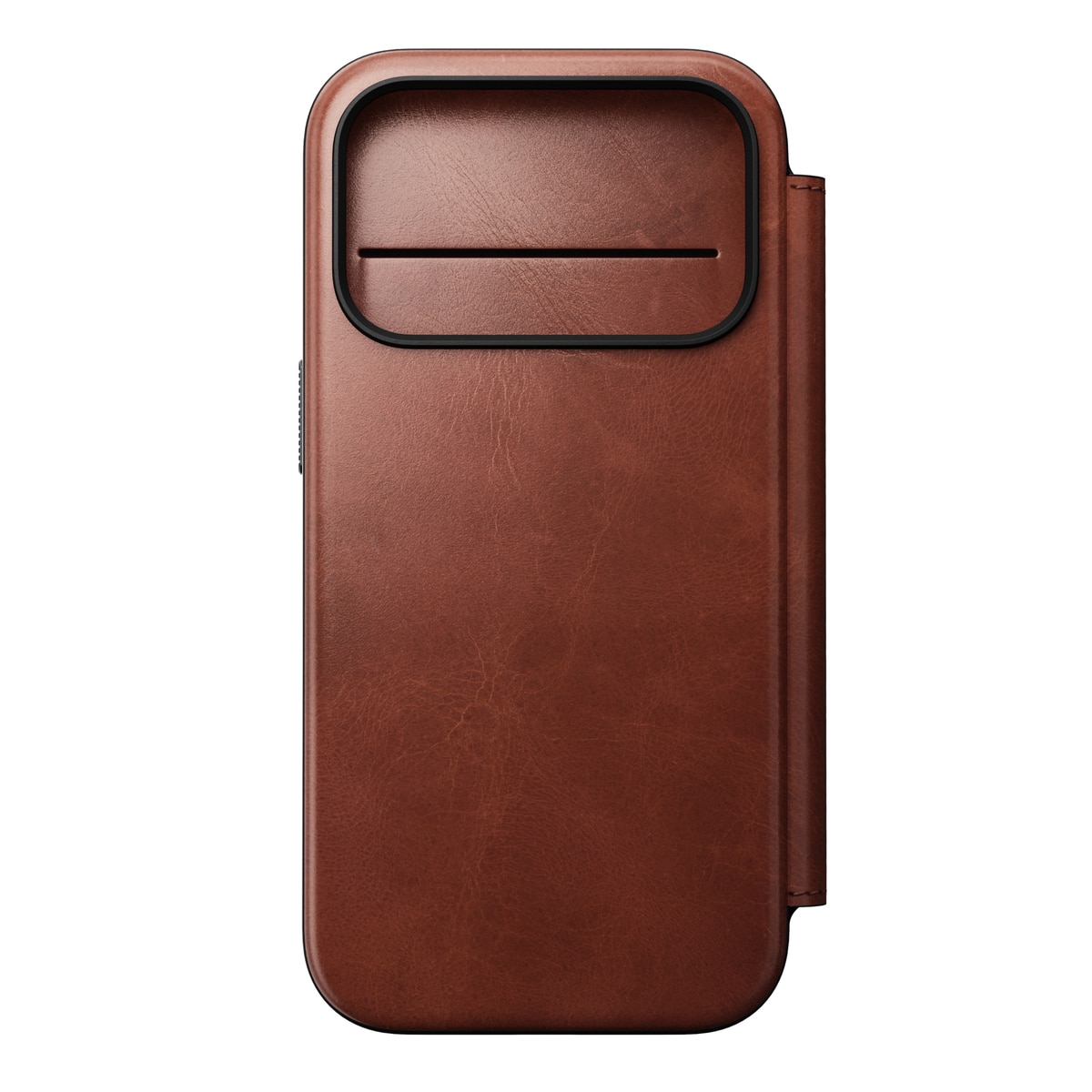 Modern Horween Leather Folio MagSafe iPhone 17 Pro Black
