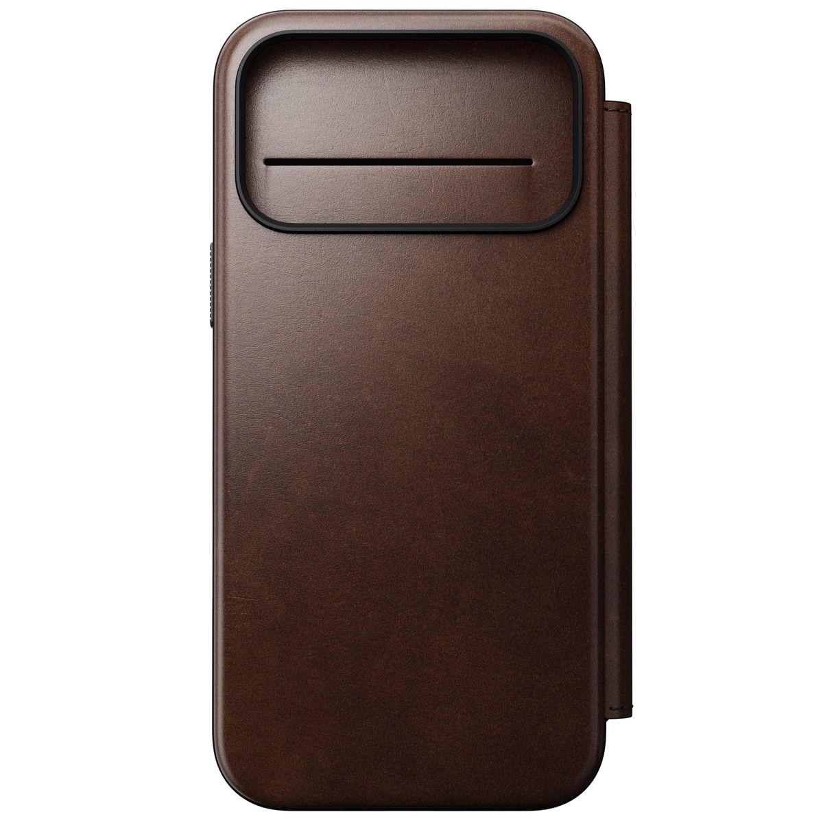 Modern Horween Leather Folio MagSafe iPhone 17 Pro Max Black