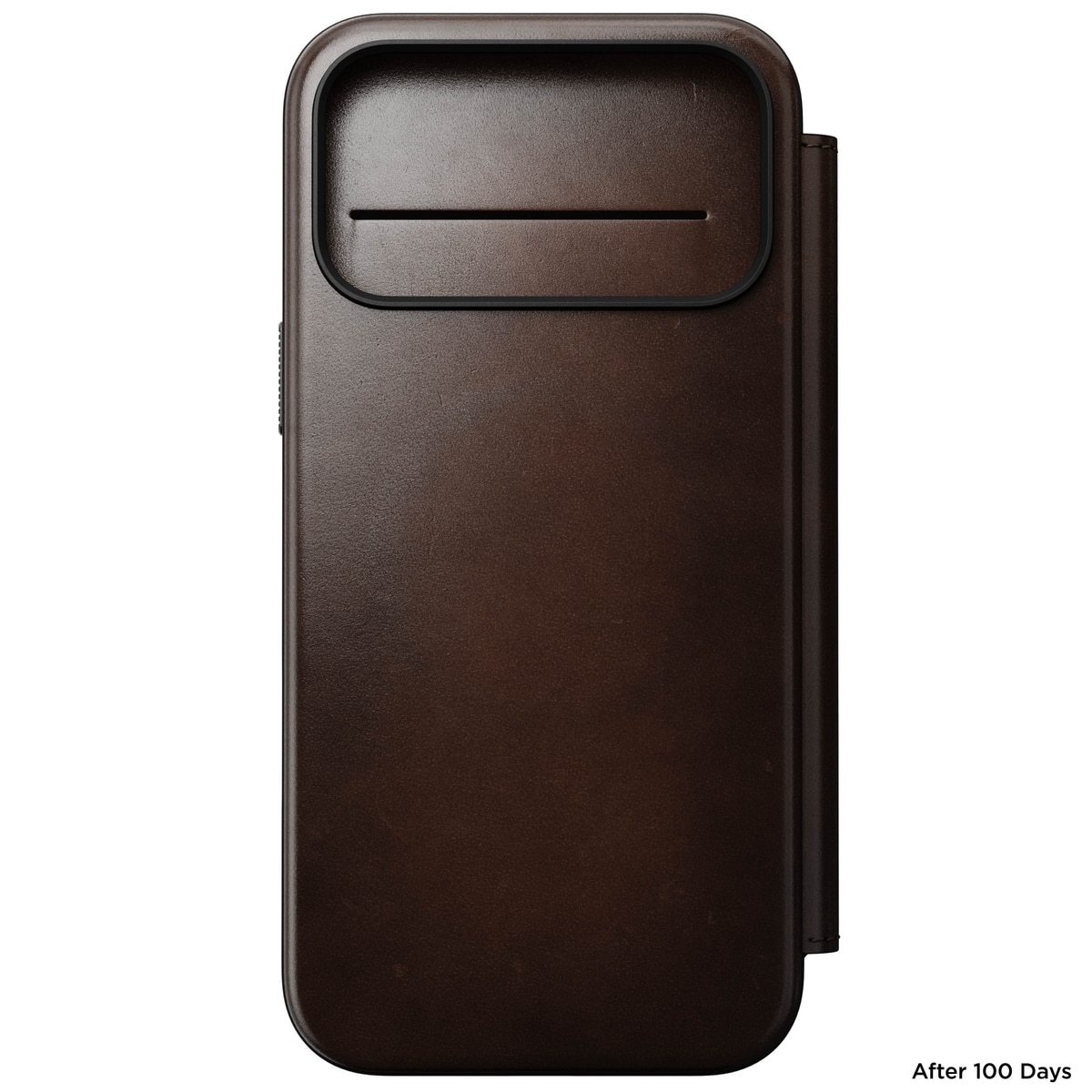 Modern Horween Leather Folio MagSafe iPhone 17 Pro Max Black