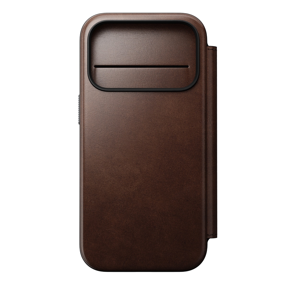 Modern Horween Leather Folio MagSafe iPhone 17 Pro Black