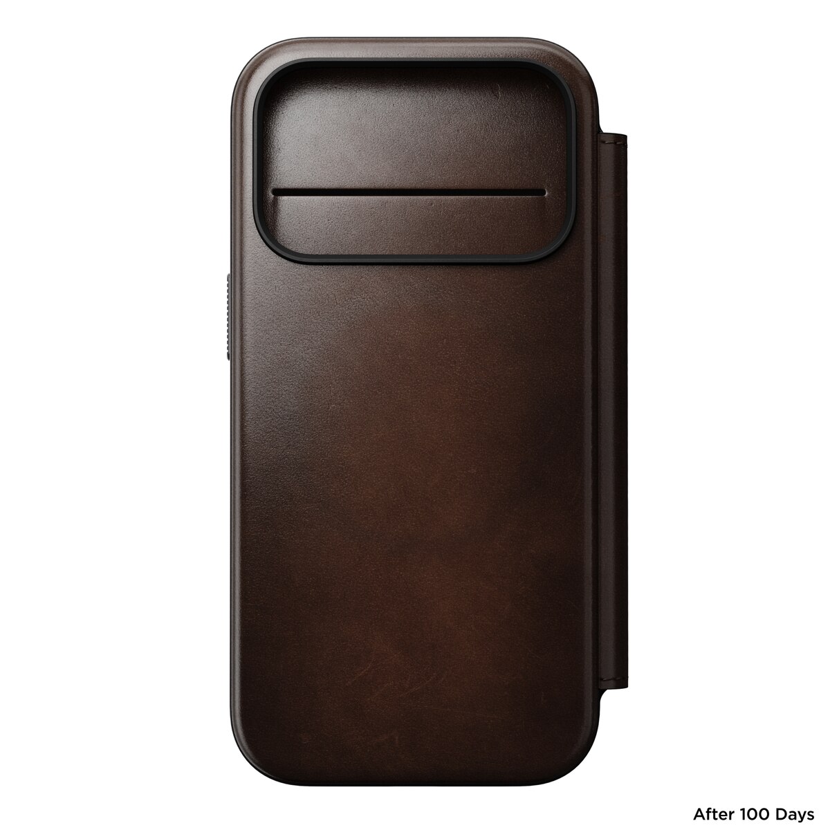 Modern Horween Leather Folio MagSafe iPhone 17 Pro Black
