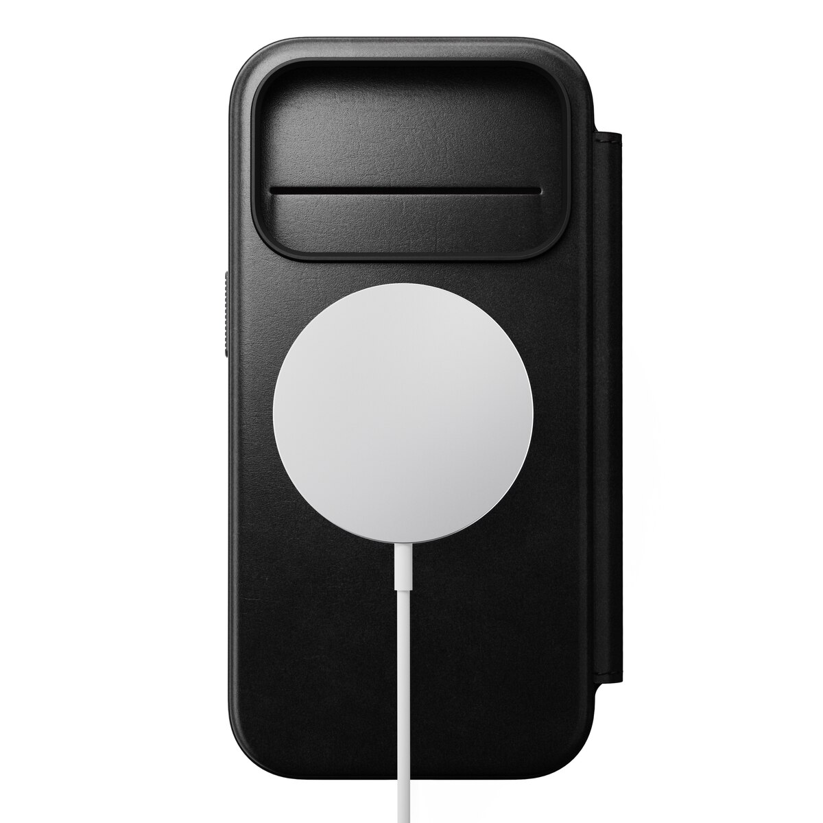 Modern Horween Leather Folio MagSafe iPhone 17 Pro Black
