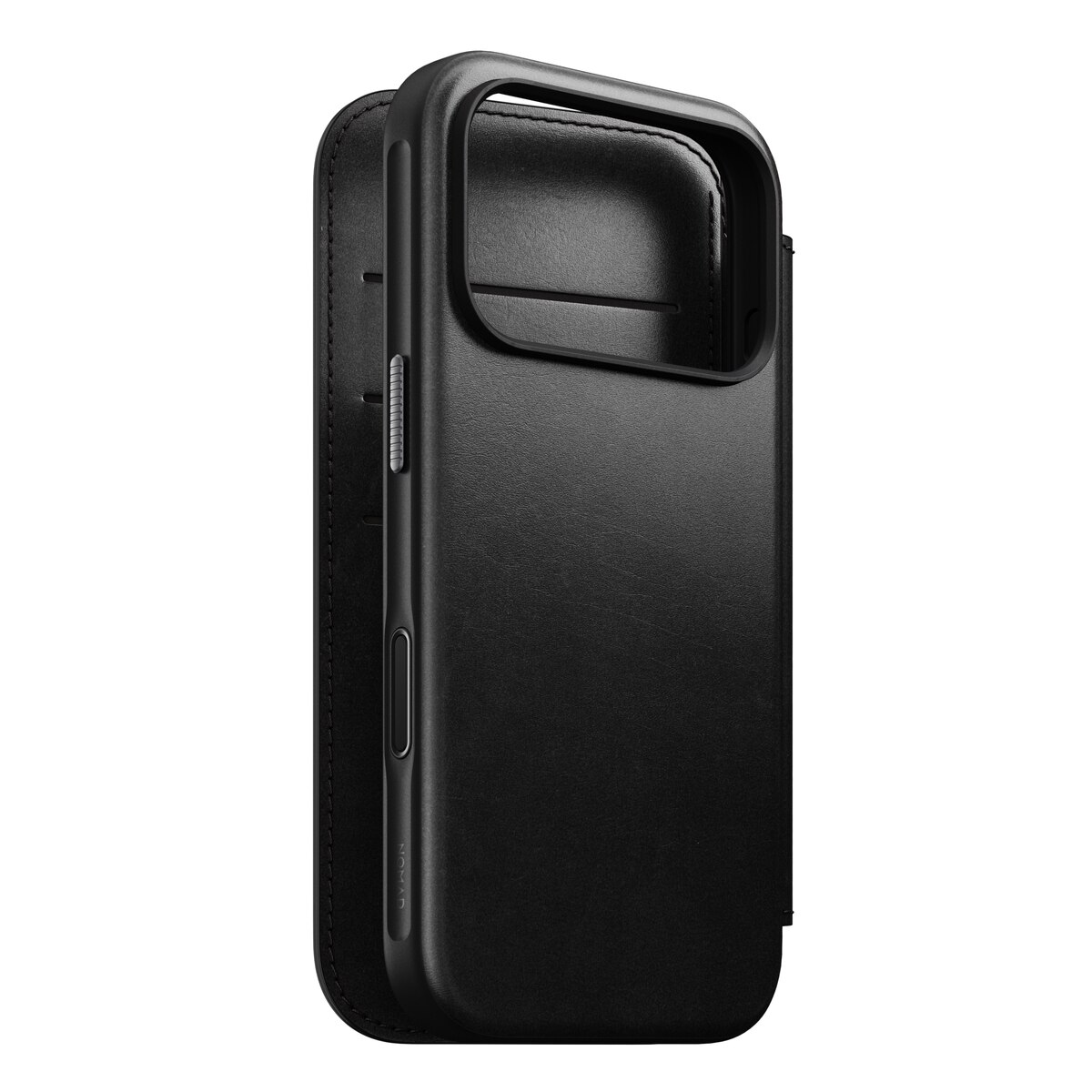 Modern Horween Leather Folio MagSafe iPhone 17 Pro Black