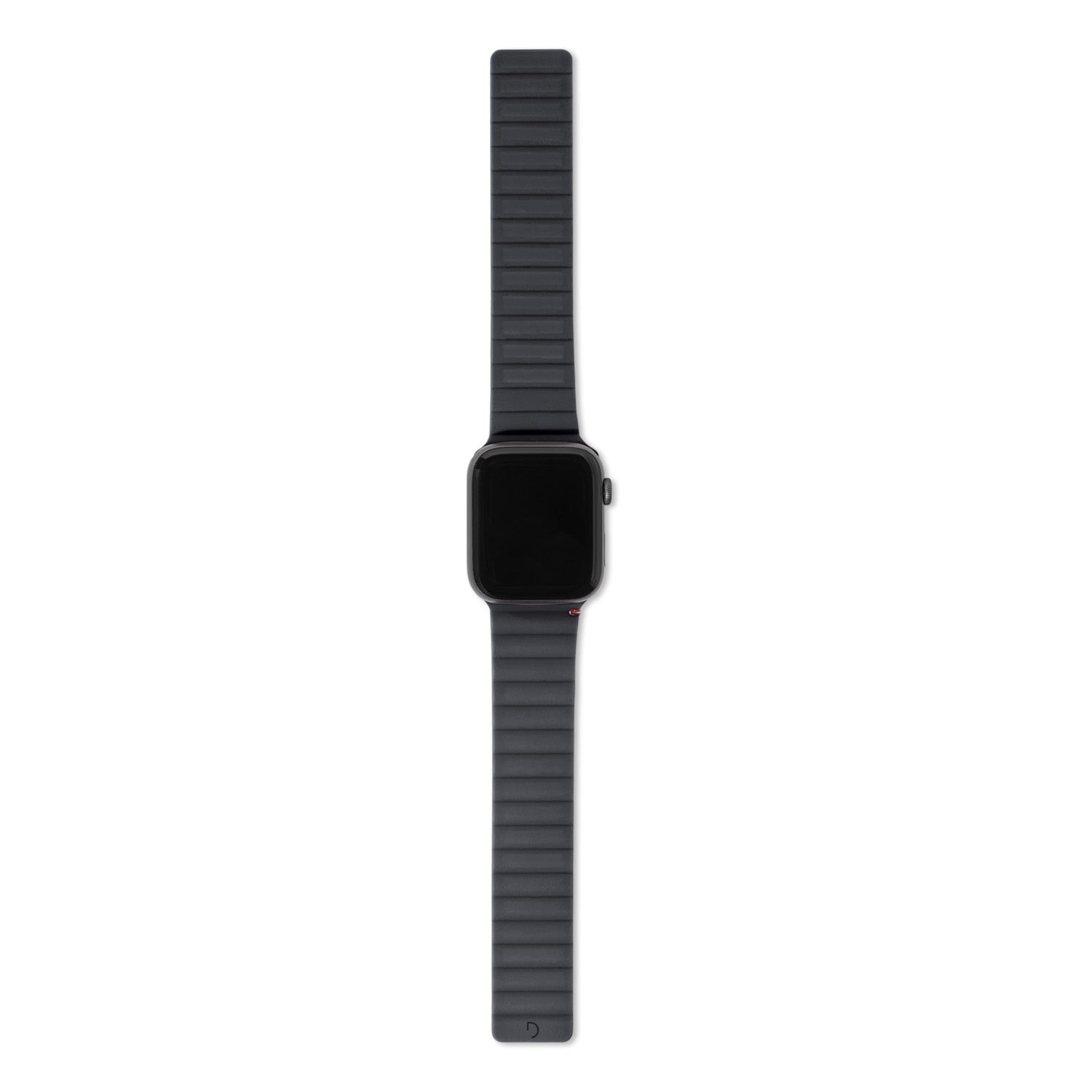 Silicone Magnetic Traction Strap Lite Apple Watch 45mm Series 9 Charcoal