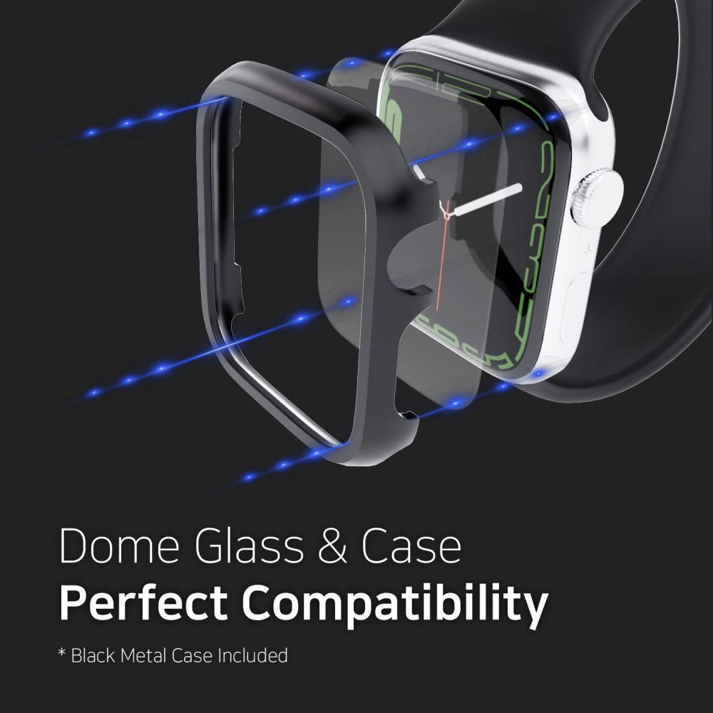 Dome Glass Screen Protector (2 pezzi) Apple Watch 45 mm