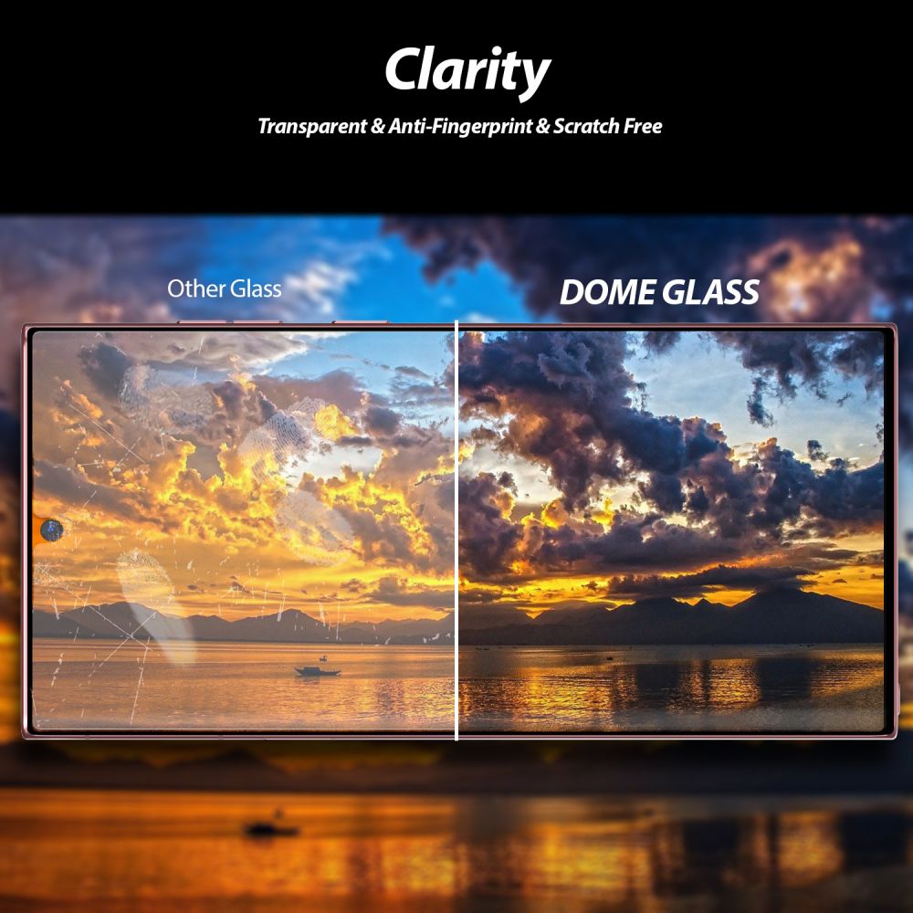Dome Glass Screen Protector (2 pezzi) Samsung Galaxy S22 Ultra