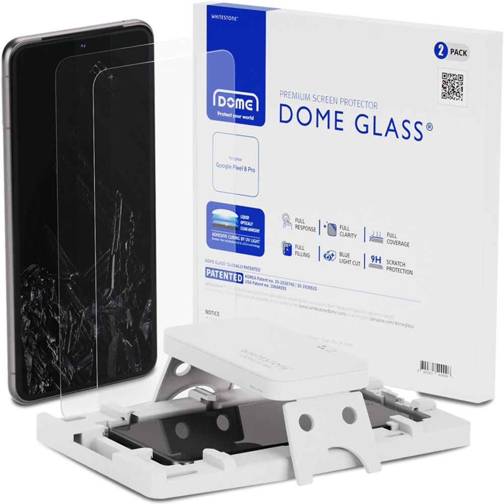 Dome Glass Screen Protector Google Pixel 8 Pro (2 pezzi)