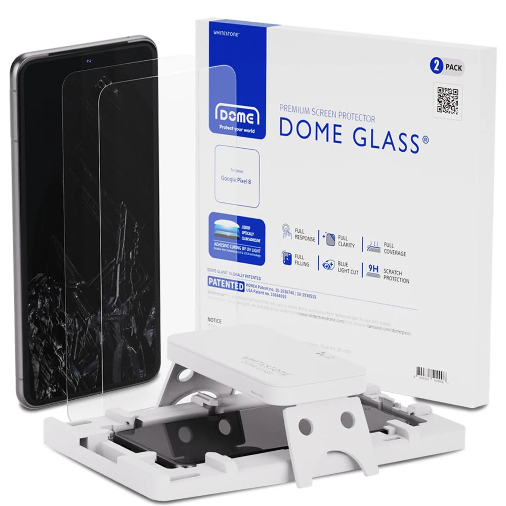 Dome Glass Screen Protector Google Pixel 8 (2 pezzi)