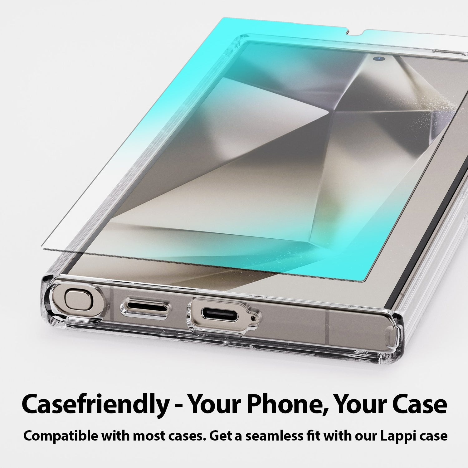 Dome Glass Screen Protector Samsung Galaxy S24 Ultra (2 pezzi)