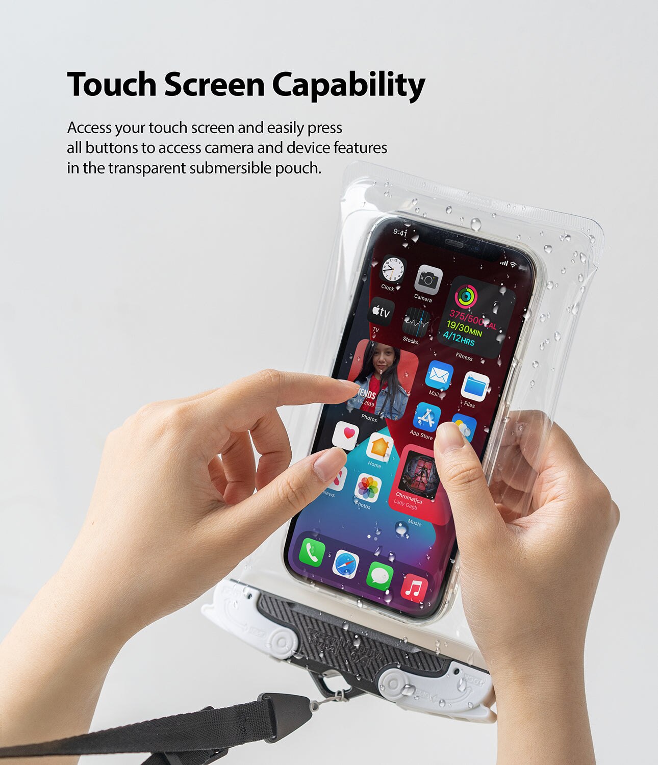 Cover Waterproof Pouch Phone Case Universal  Trasparente