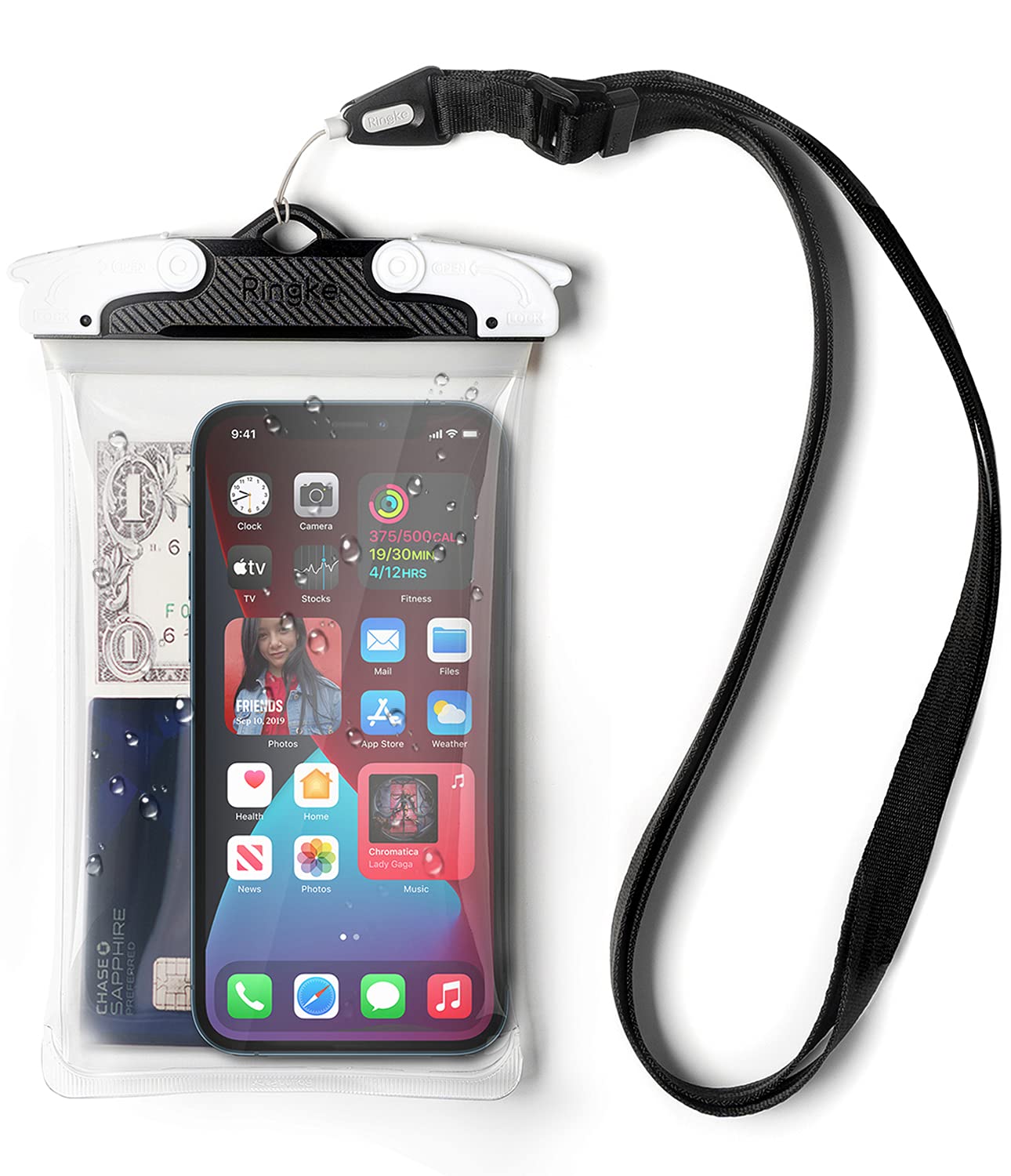 Cover Waterproof Pouch Phone Case Universal  Trasparente