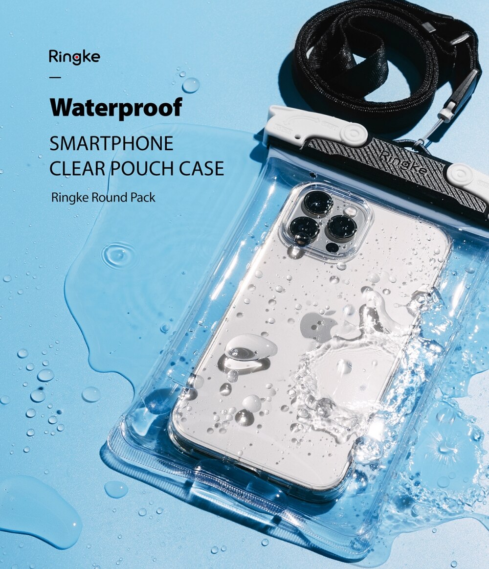 Cover Waterproof Pouch Phone Case Universal  Trasparente