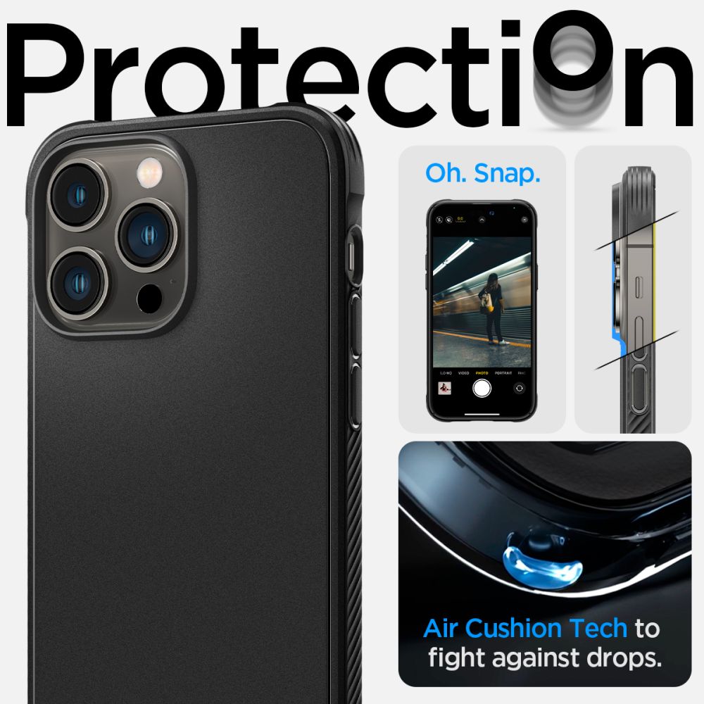 Cover Rugged Armor Mag iPhone 14 Pro Black