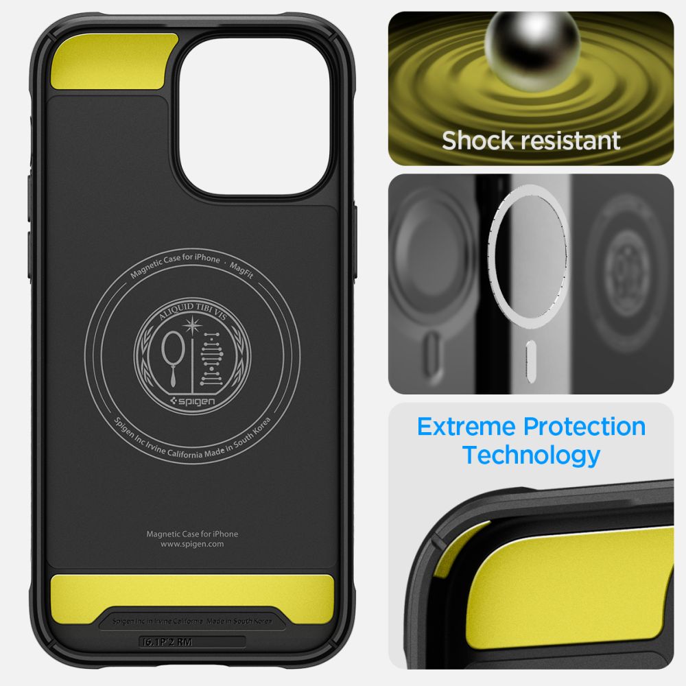 Cover Rugged Armor Mag iPhone 14 Pro Black