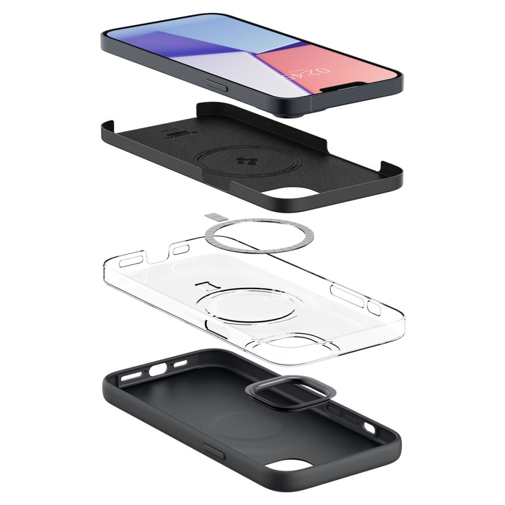 Cover Silicone Fit Mag iPhone 14 Black
