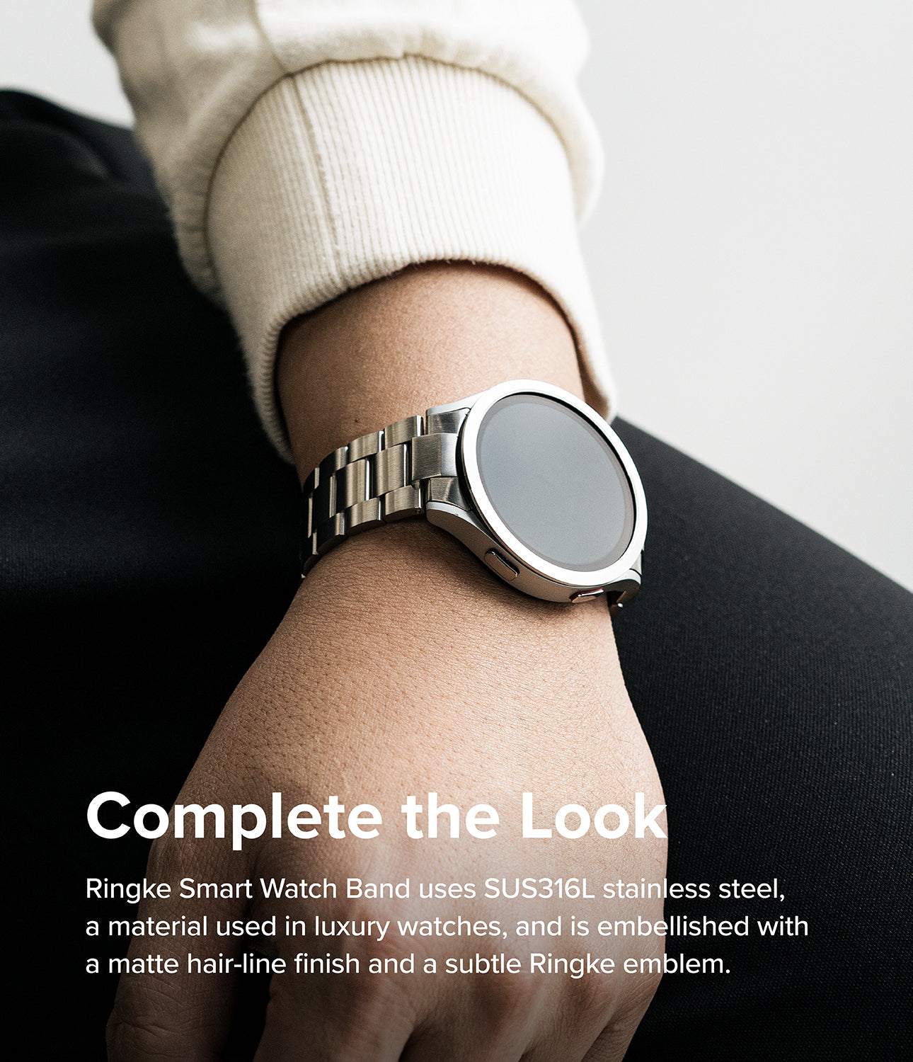 Metal One Cinturino Samsung Galaxy Watch 4 44mm D'argento