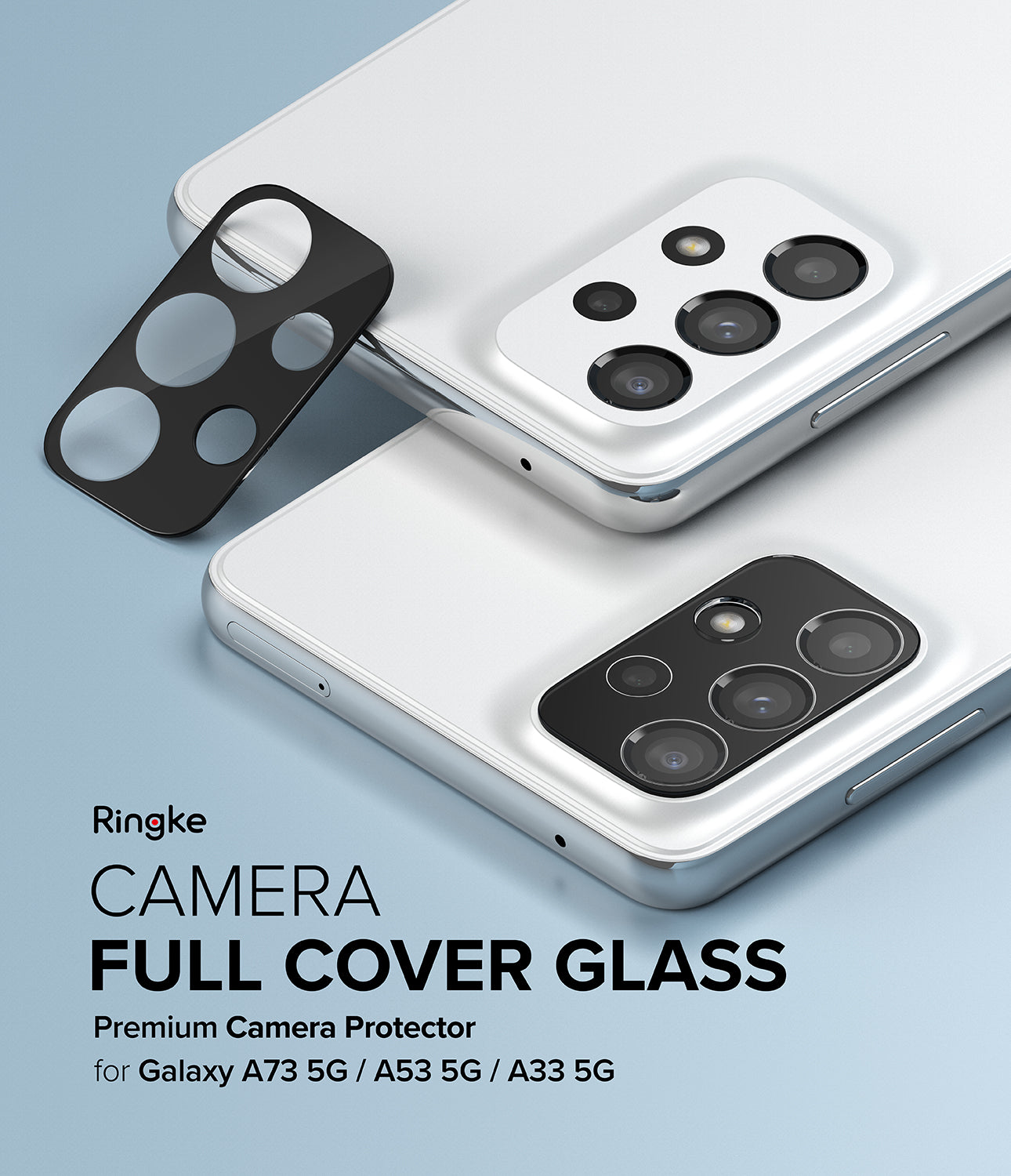 Camera Protector Glass Samsung Galaxy A53 Nero