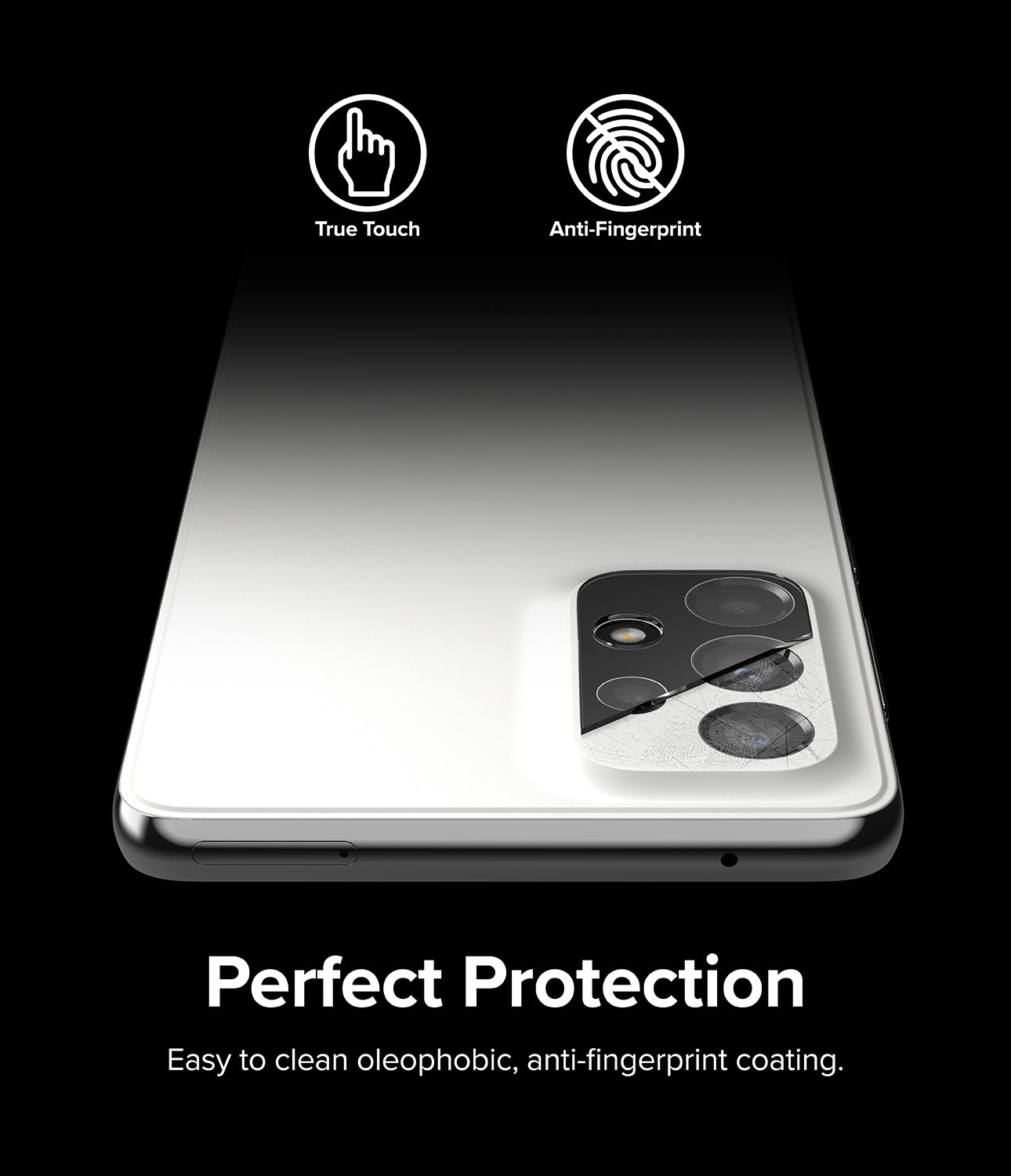 Camera Protector Glass Samsung Galaxy A53 Nero