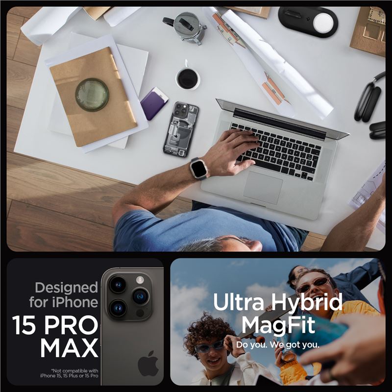 Cover Ultra Hybrid MagSafe iPhone 15 Pro Max Zero One