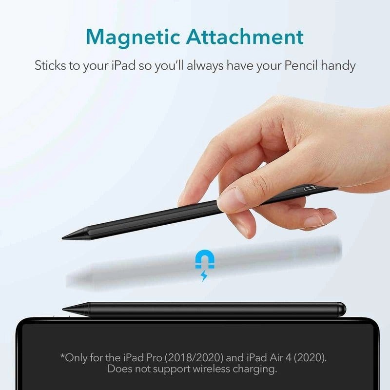 Digital + Magnetic Stylus Pen per iPad nero