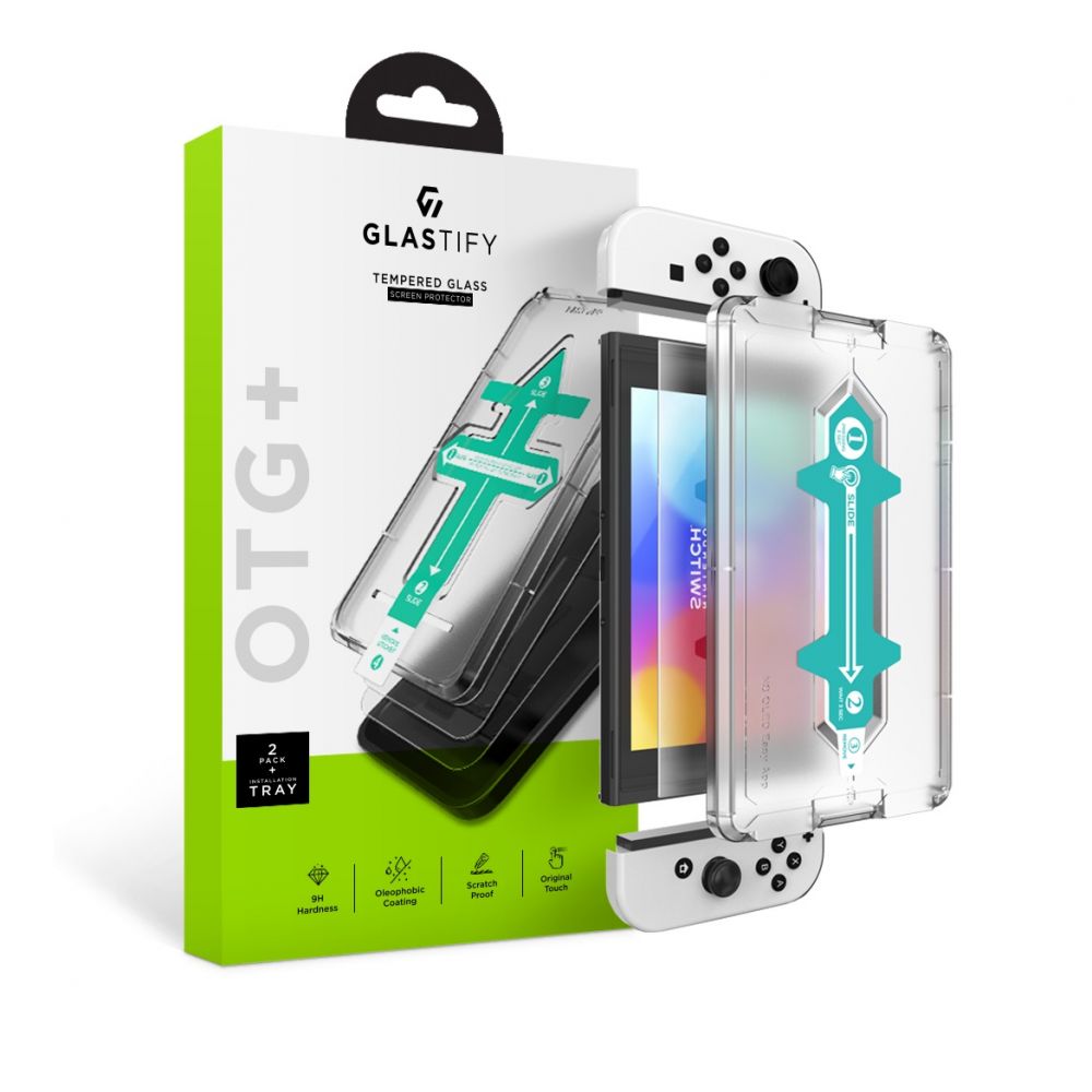 OTG+ Tempered Glass (2 pezzi) Nintendo Switch OLED