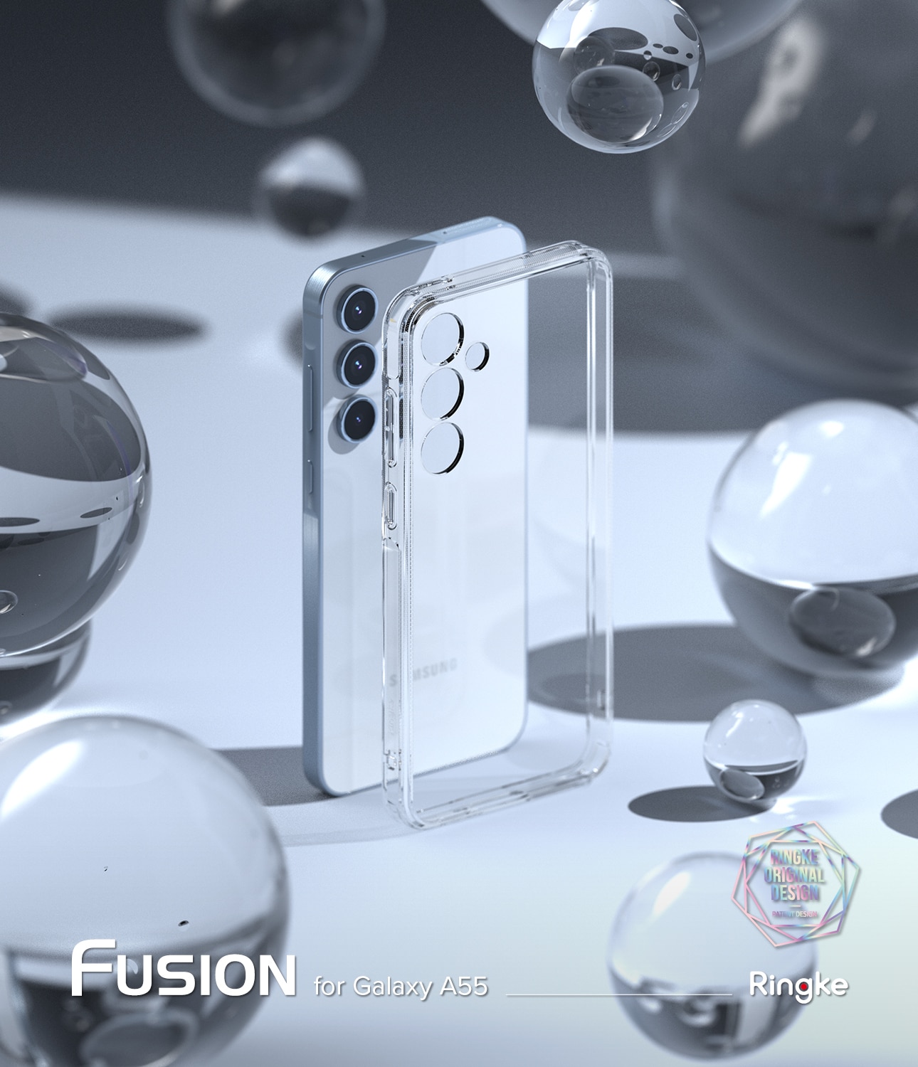 Cover Fusion Samsung Galaxy A55 Clear