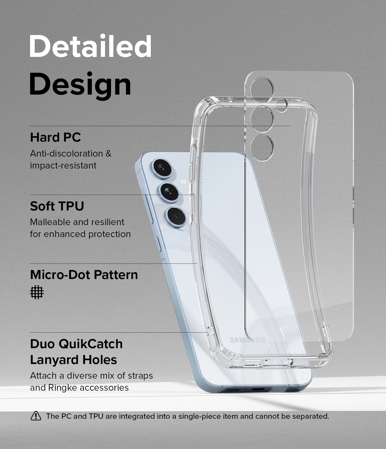 Cover Fusion Samsung Galaxy A55 Clear