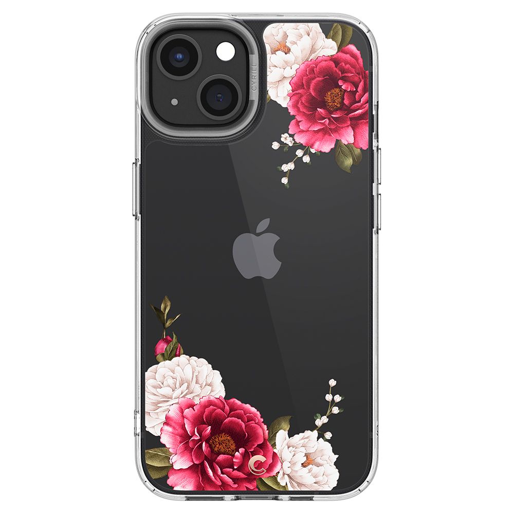 Cover Cecile iPhone 13 Red Floral
