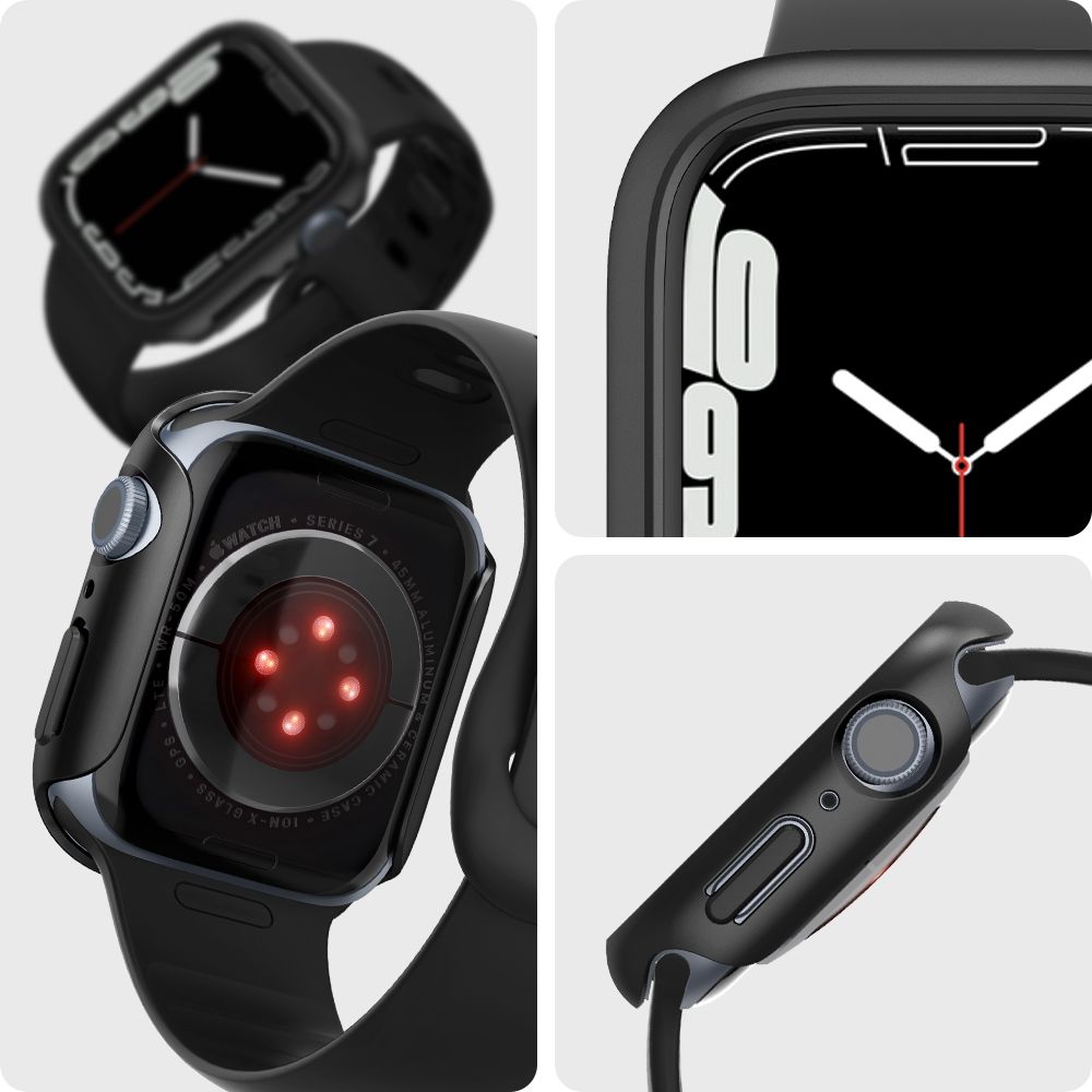 Cover Thin Fit Apple Watch 45mm Series 8 Black