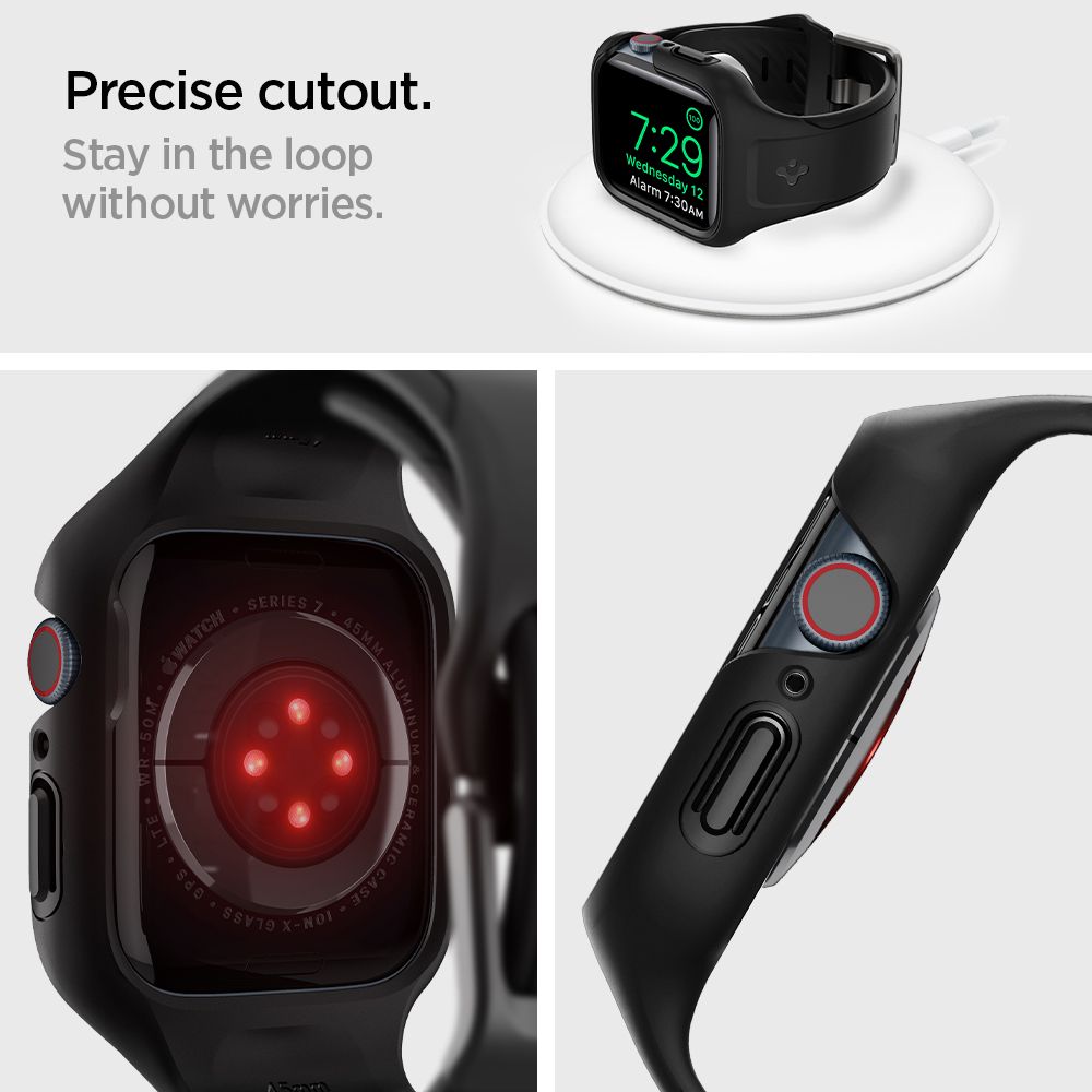 Cover Liquid Air Pro Apple Watch 45mm Series 9 Black