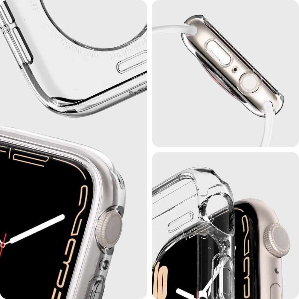 Cover Liquid Apple Watch 45mm Series 8 Crystal Clear