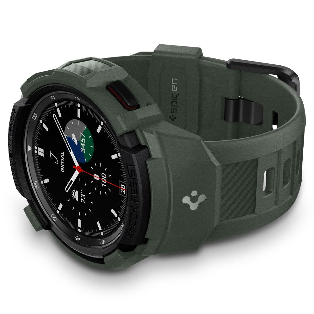 Cover Rugged Armor Pro Samsung Galaxy Watch 4 Classic 46mm Military Green