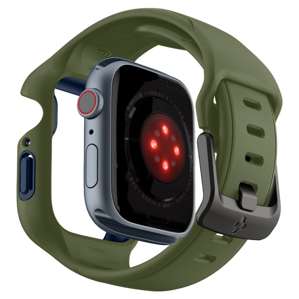 Cover Liquid Air Pro Apple Watch 45mm Series 7 Moss Green