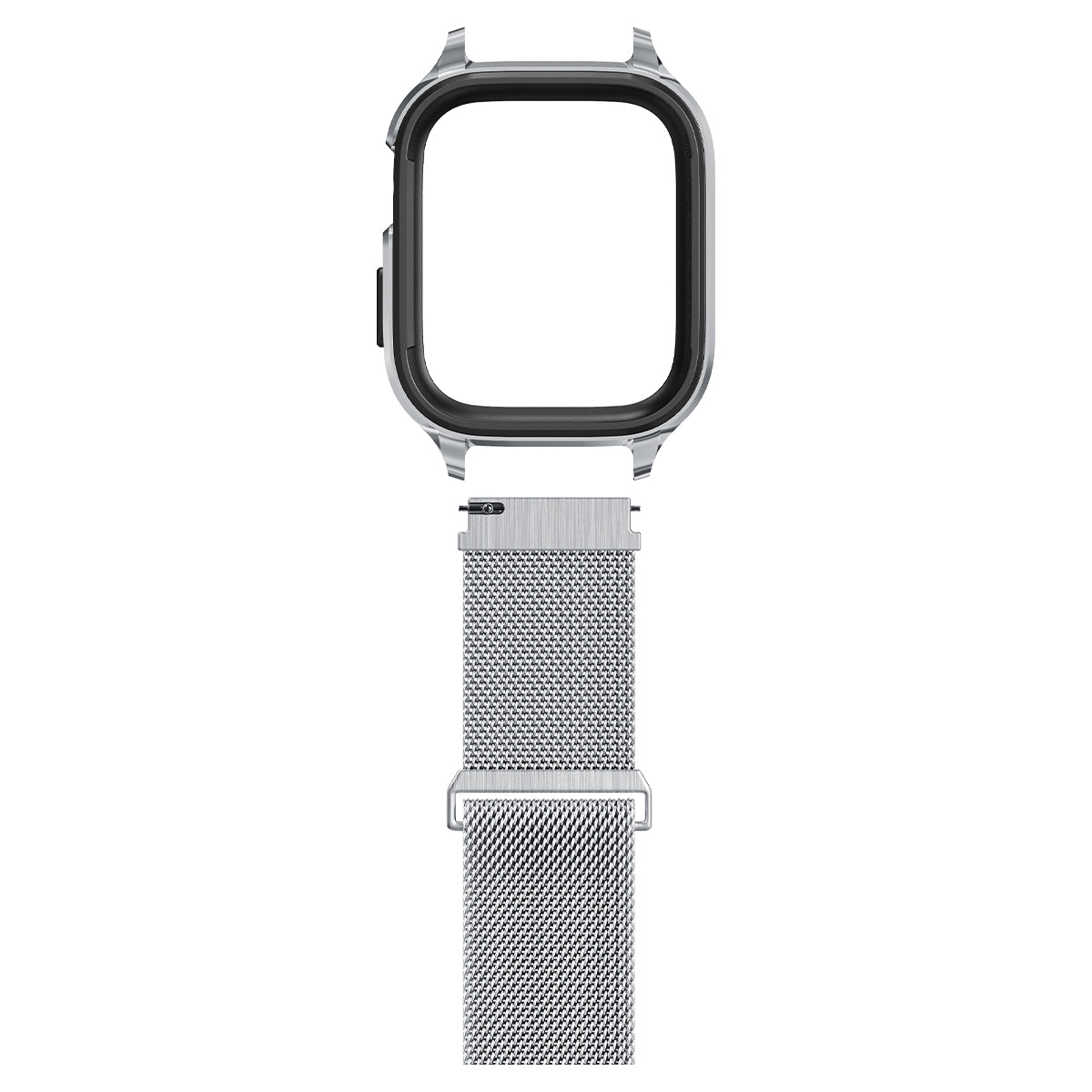 Cover Metal Fit Pro Apple Watch SE 44mm Silver