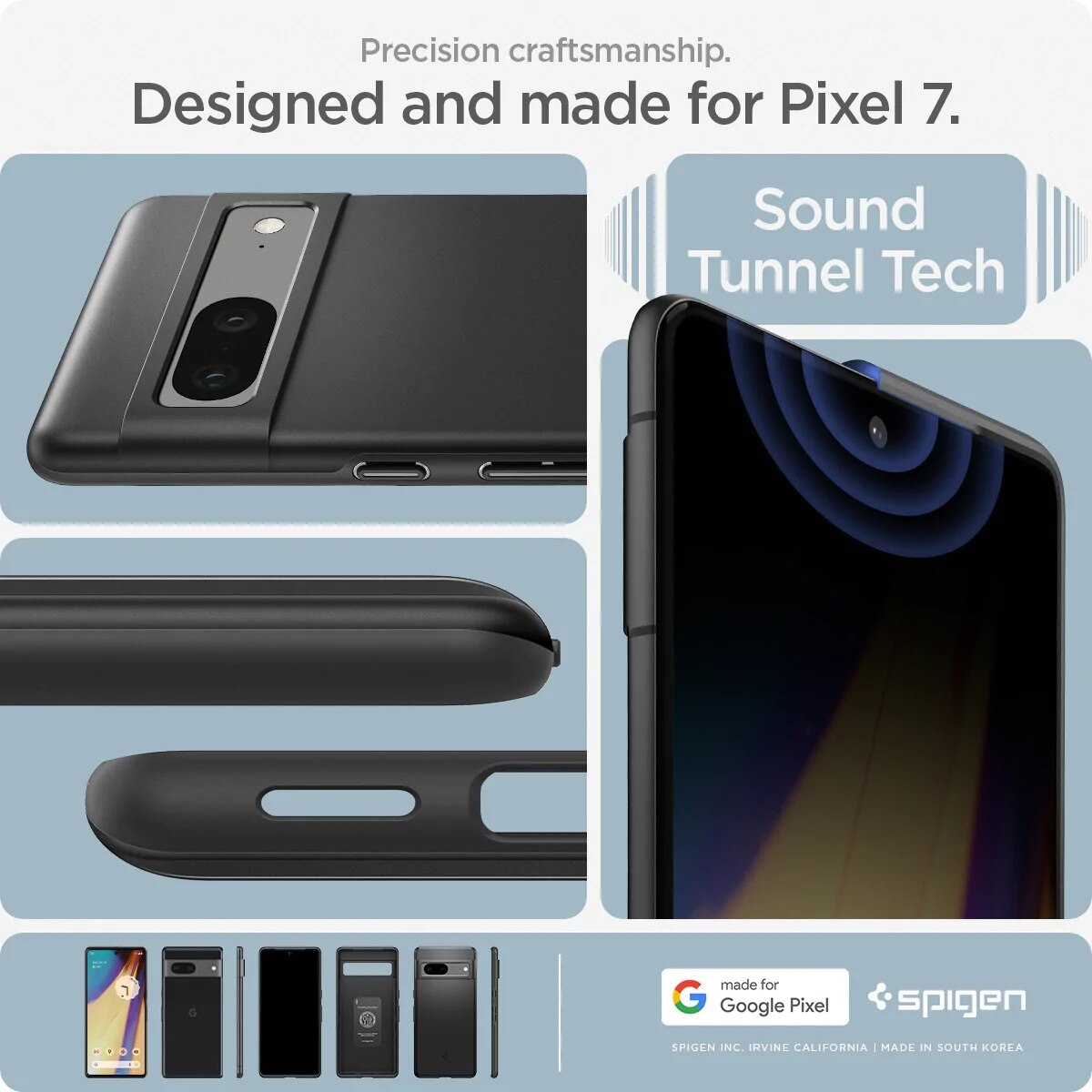 Cover Thin Fit Google Pixel 7 Black