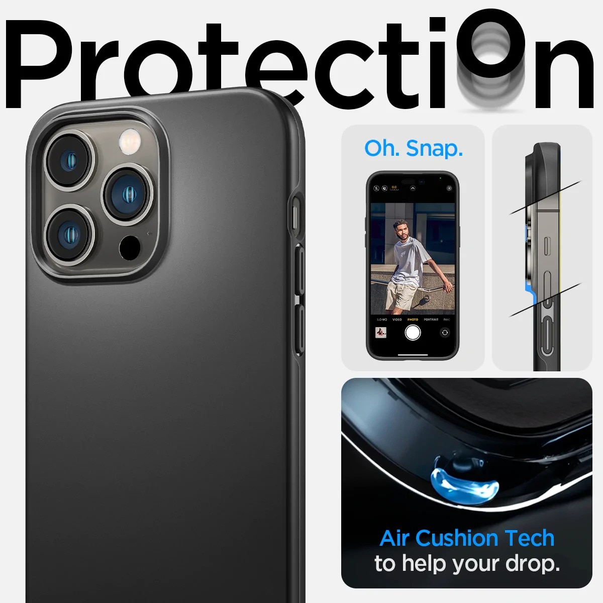 Cover Thin Fit iPhone 14 Pro Max Black